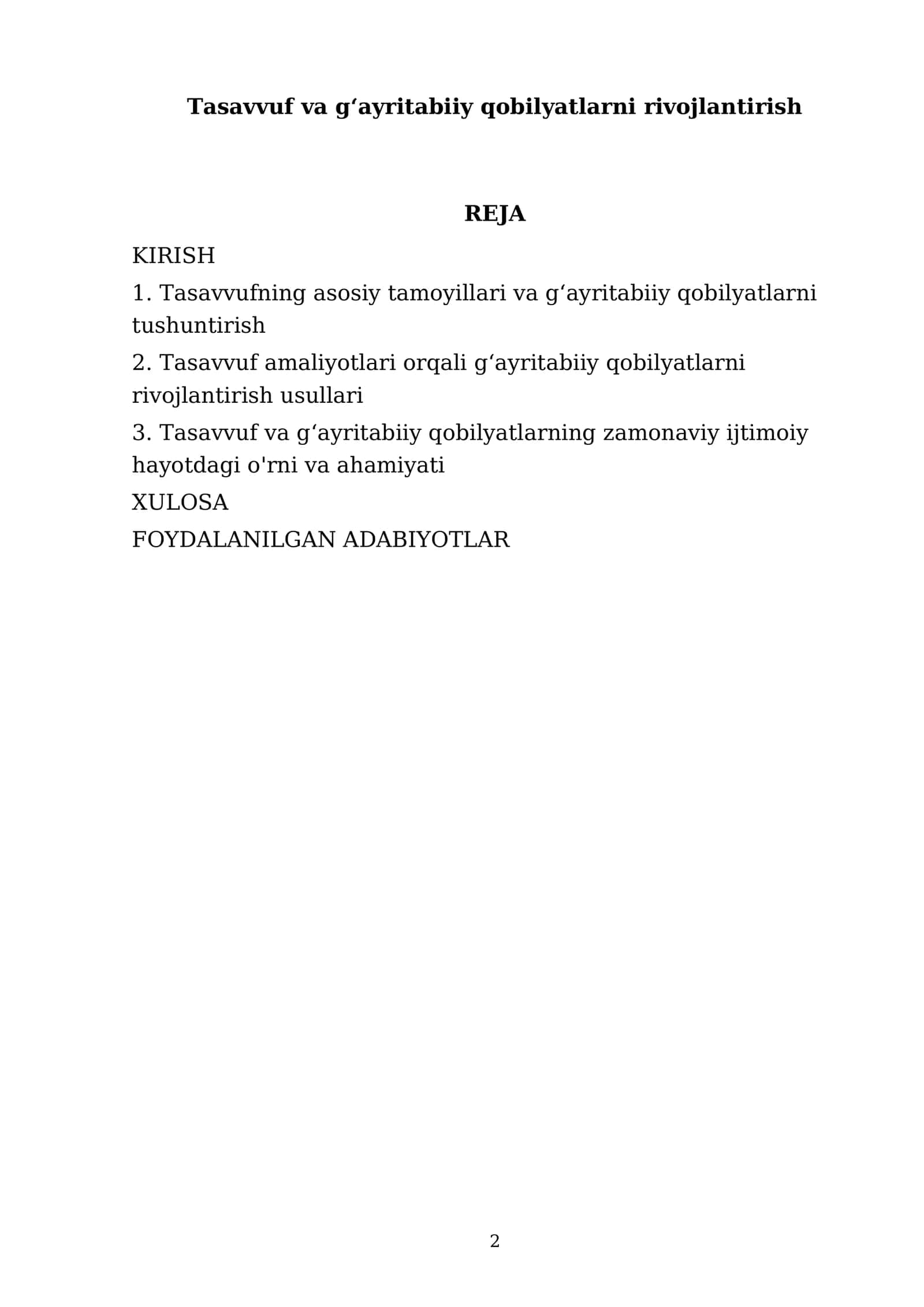 Tasavvuf va gʻayritabiiy qobilyatlarni rivojlantirish 2