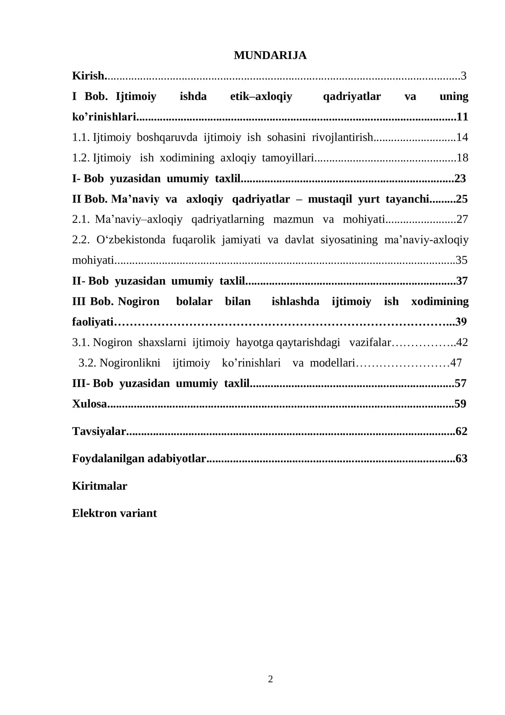 Nogiron bolalar bilan ishlashda ijtimoiy ish xodimining etik-axloqiy qadriyatlari 2