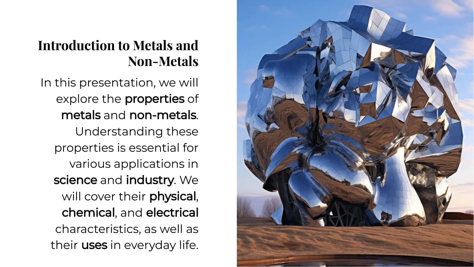 Metals and non metals their proper ties 2