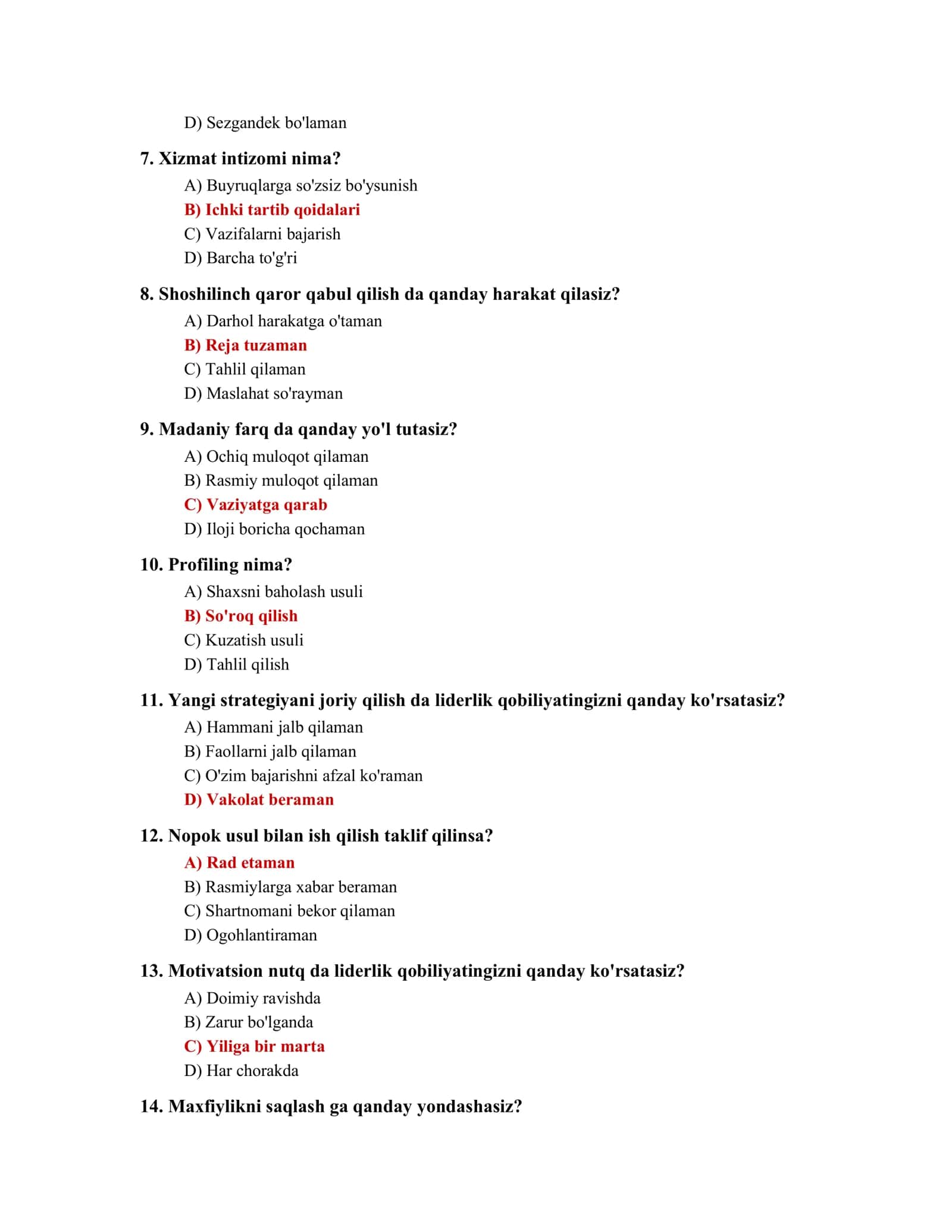 PSIXOLOGIK TESTLAR (500 ta) 2