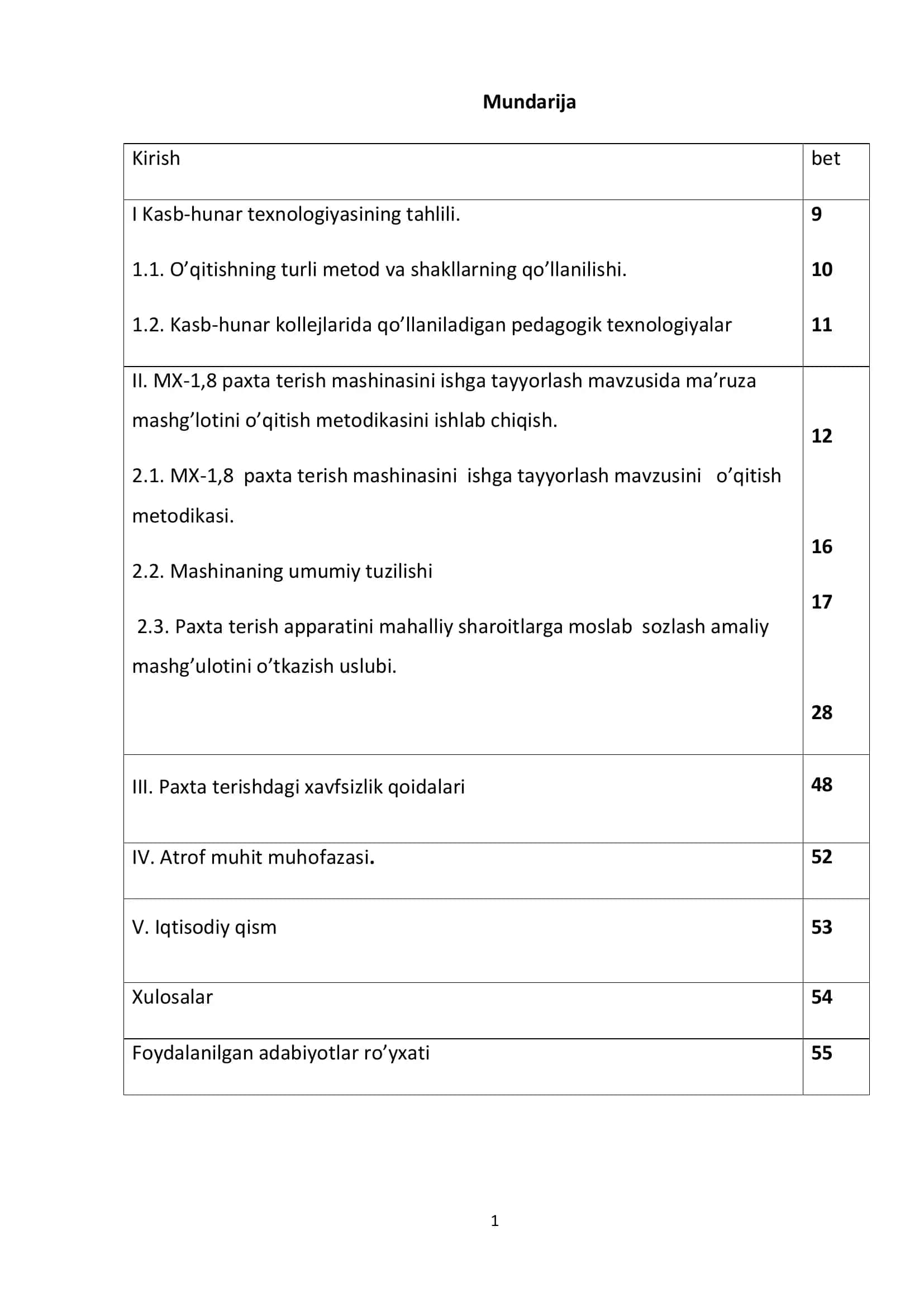 MX-1.8 paxta terish mashinasini ishga tayyorlash 2