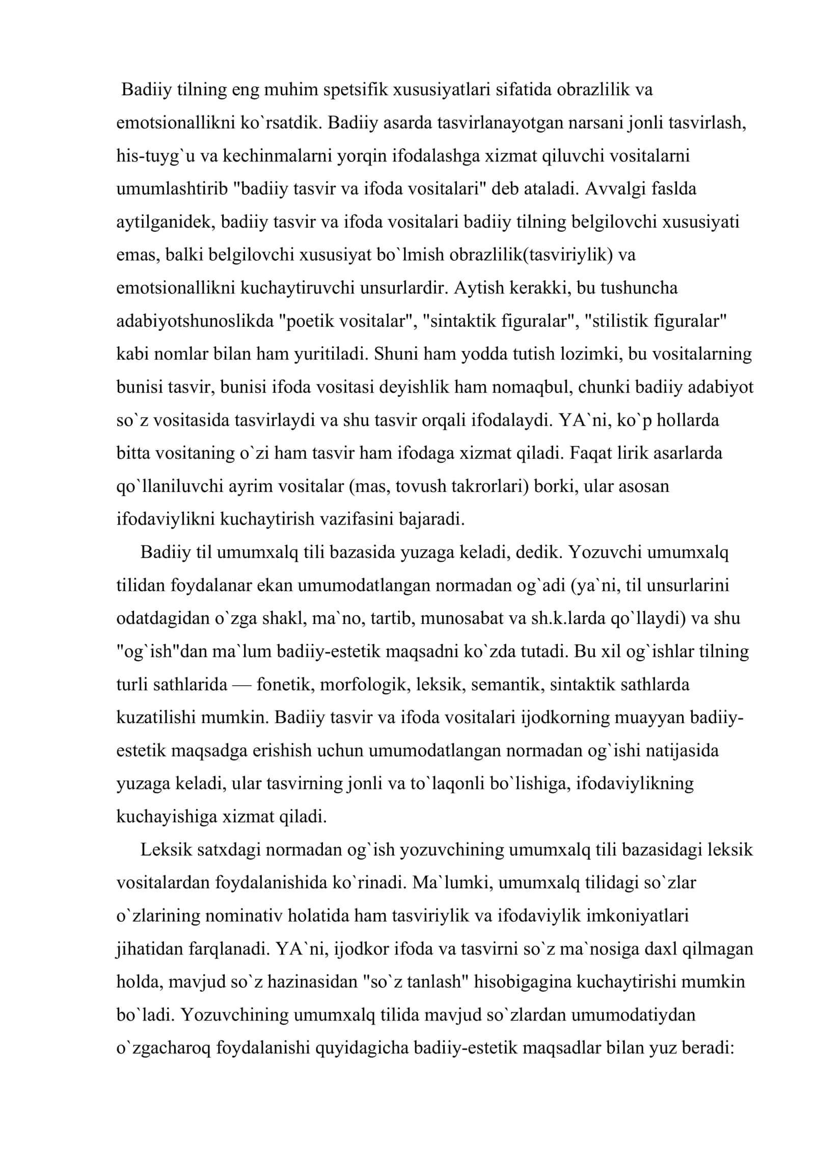 Badiiy tasvir va ifoda vositalari 2