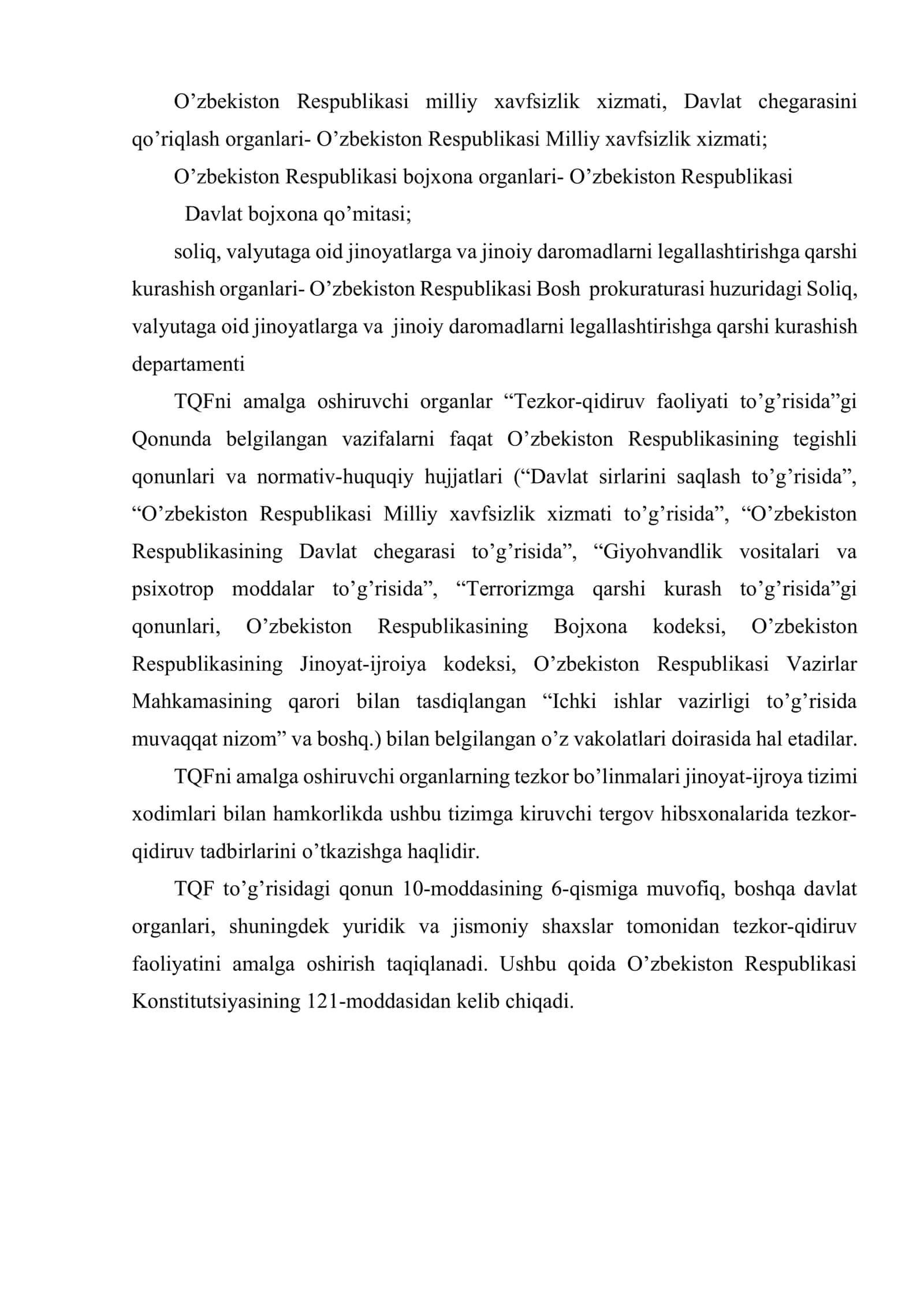 Organlar, ularning huquqiy maqomi 2