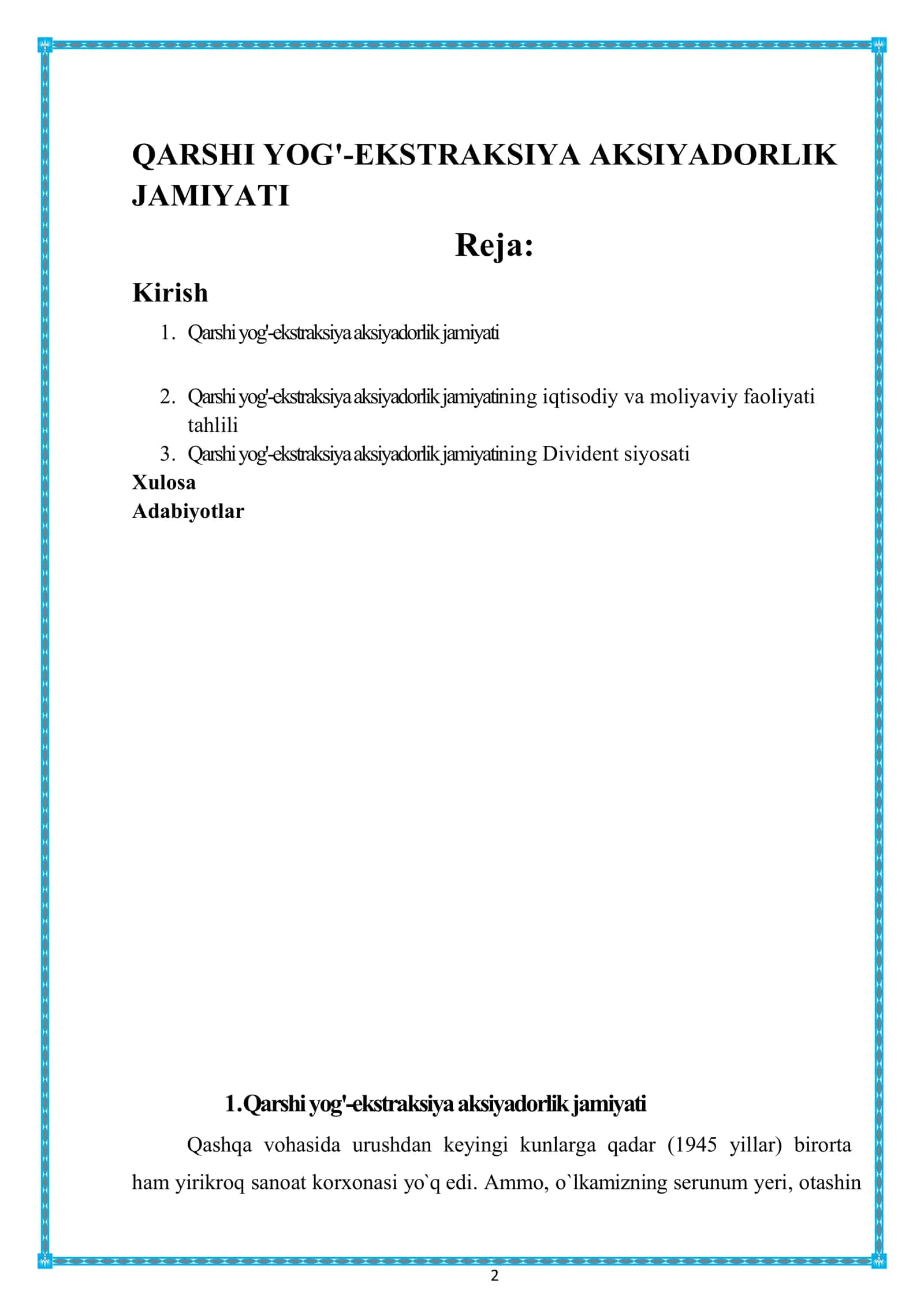 QARSHI YOG'-EKSTRAKSIYA AKSIYADORLIK JAMIYATI 2