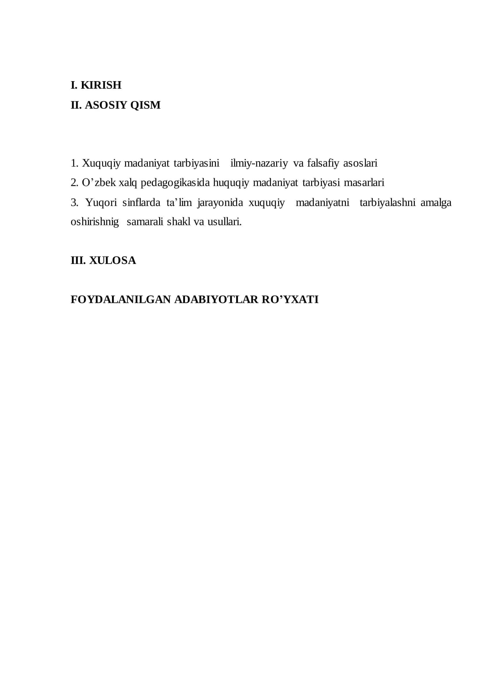 O'quvchilarni maktabdan va sinfdan tashqari jarayonlarda xukukiy madaniyatini tarbiyalashda oila, maktab va maxala xamkorligi 2