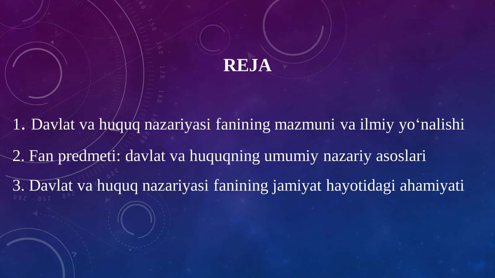 Davlat va huquq nazariyasi 2