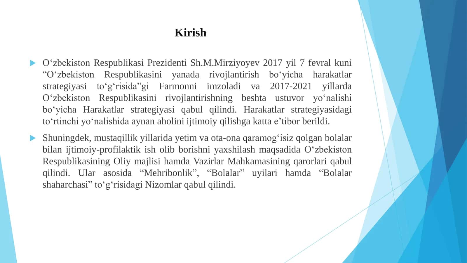 Yetim va ota ona qaramog‘isiz qolgan bolalarni ijtimoiy himoya qilishda AQSh tajribasi 2
