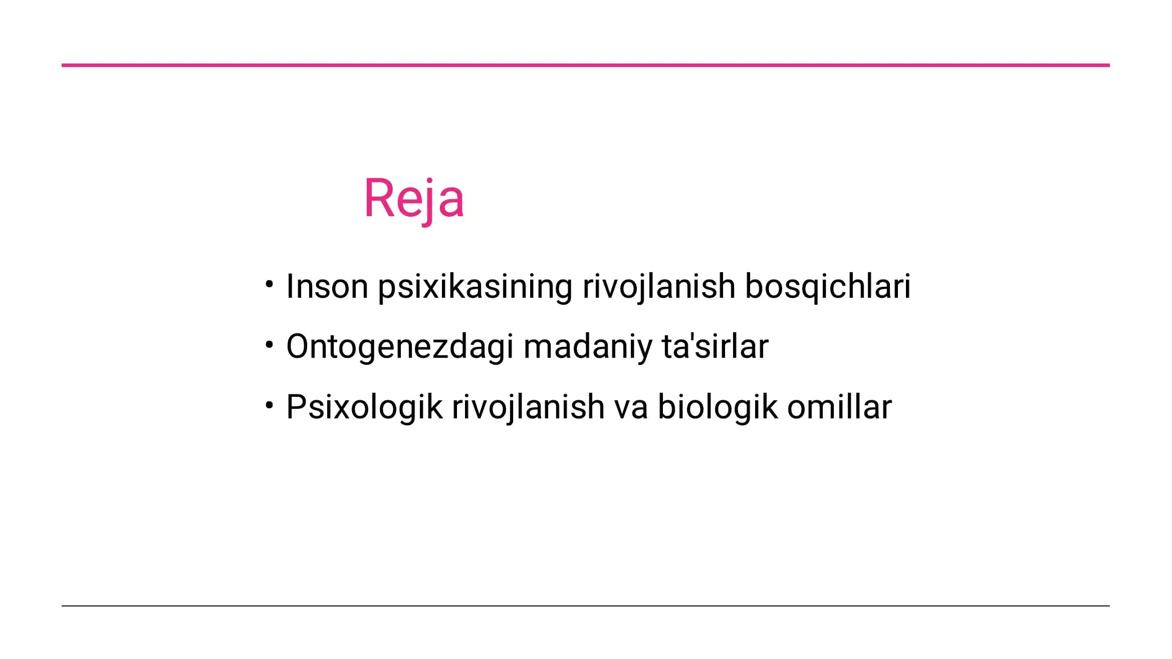 Inson psixikasining ontogenezda rivojlanishi 2