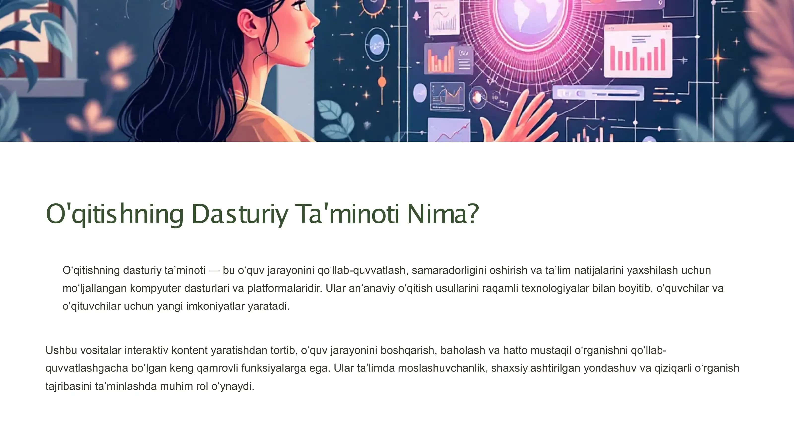 Oqitishning-dasturiy-taminotiga-oid-materiallar-bilan-tanishish taqdimot 2