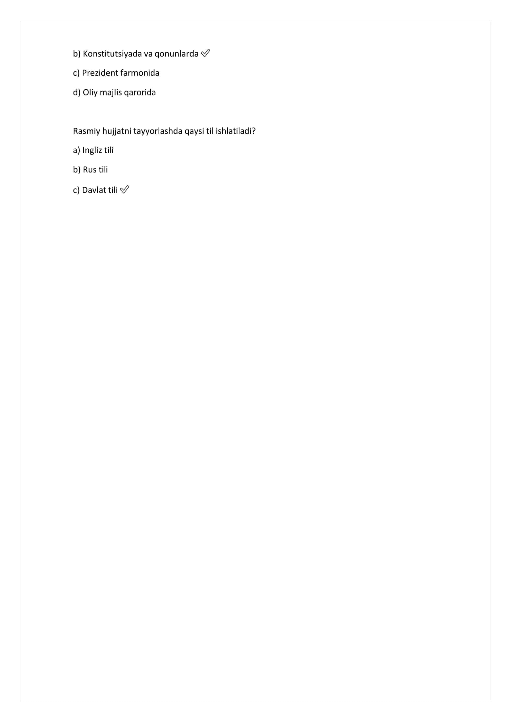Direktori testlari 2