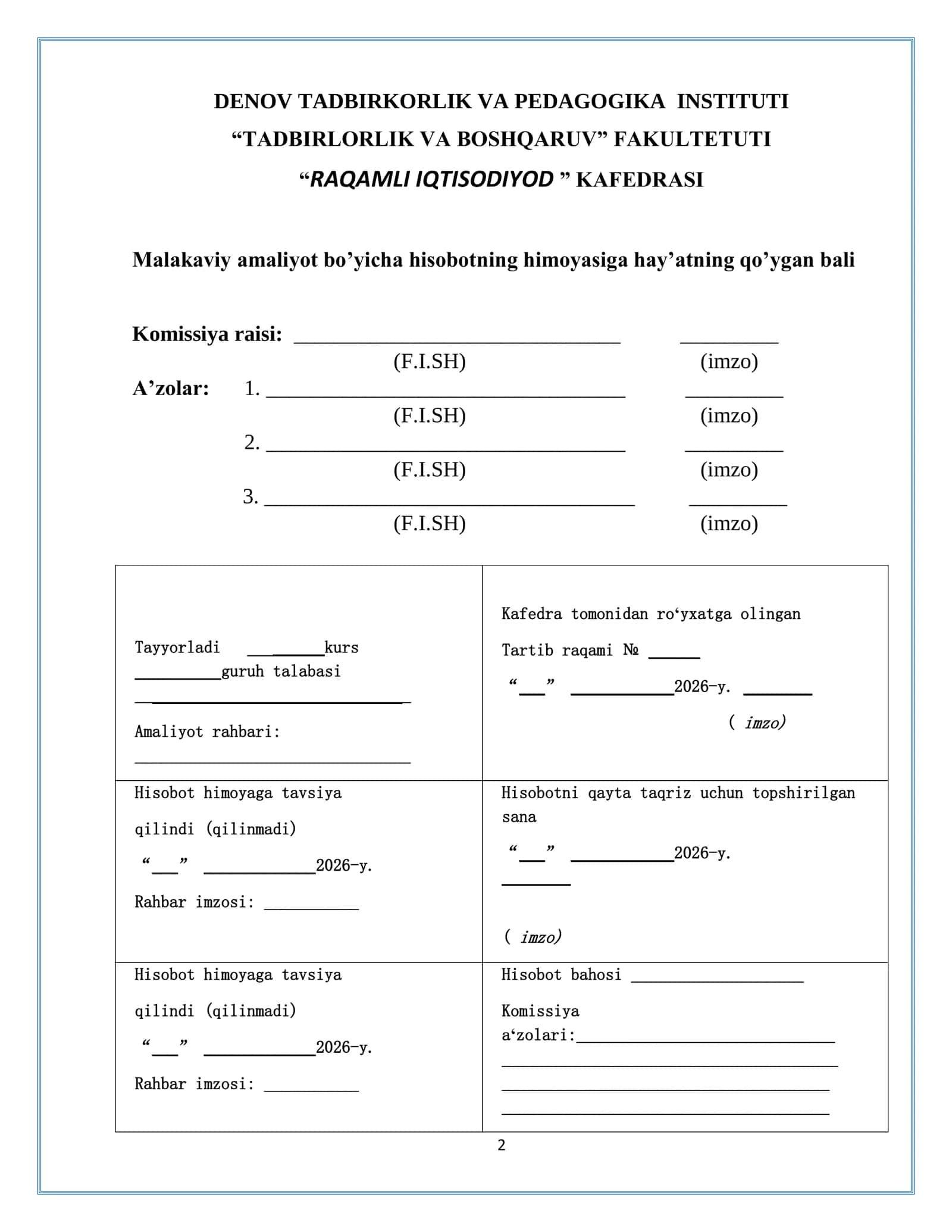 Abgrobok hamda ATB "Agrobank" Sho‘rchi haqida HISOBOT 2