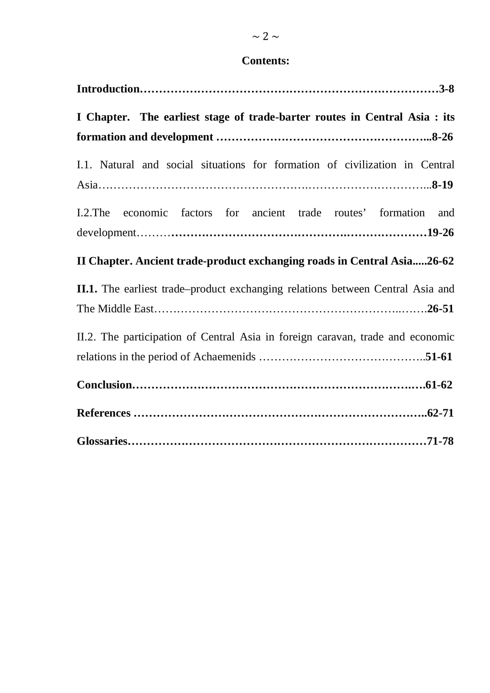 The Ancient Trade Roads in Central Asia 2