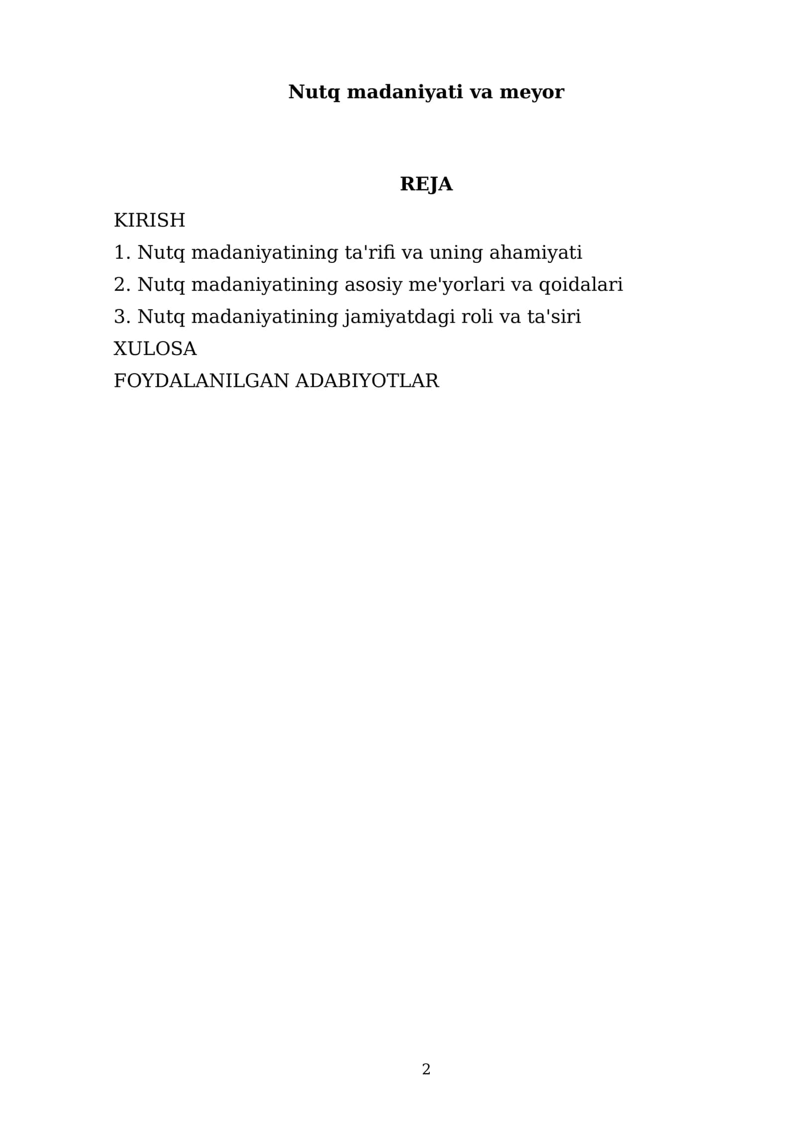 Nutq madaniyati va meyor 2