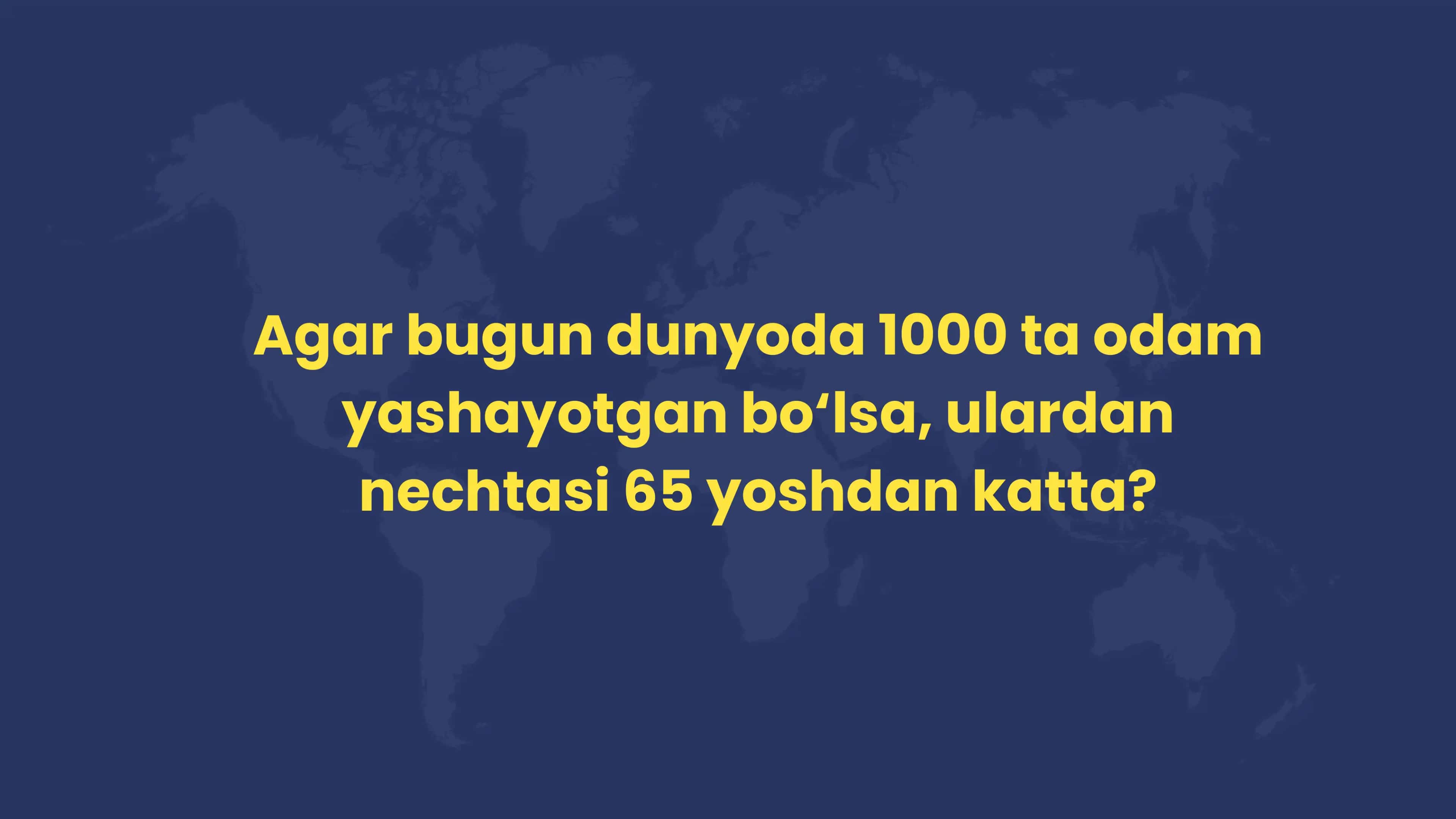 Demografik jarayonlarni o'rganish usullari 2