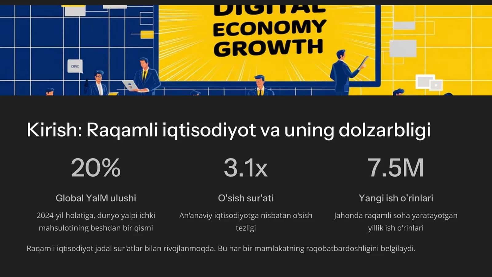 Raqamli iqtisodiyotning asosiy tarkibiy elementlari tavsifi 2