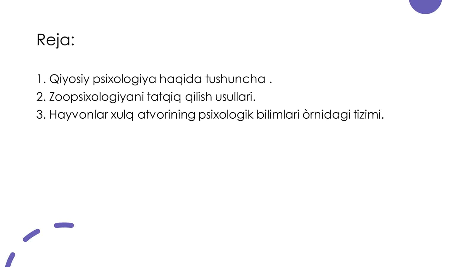 Zoopsixologiya va qiyosiy psixologiyaga kirish 2