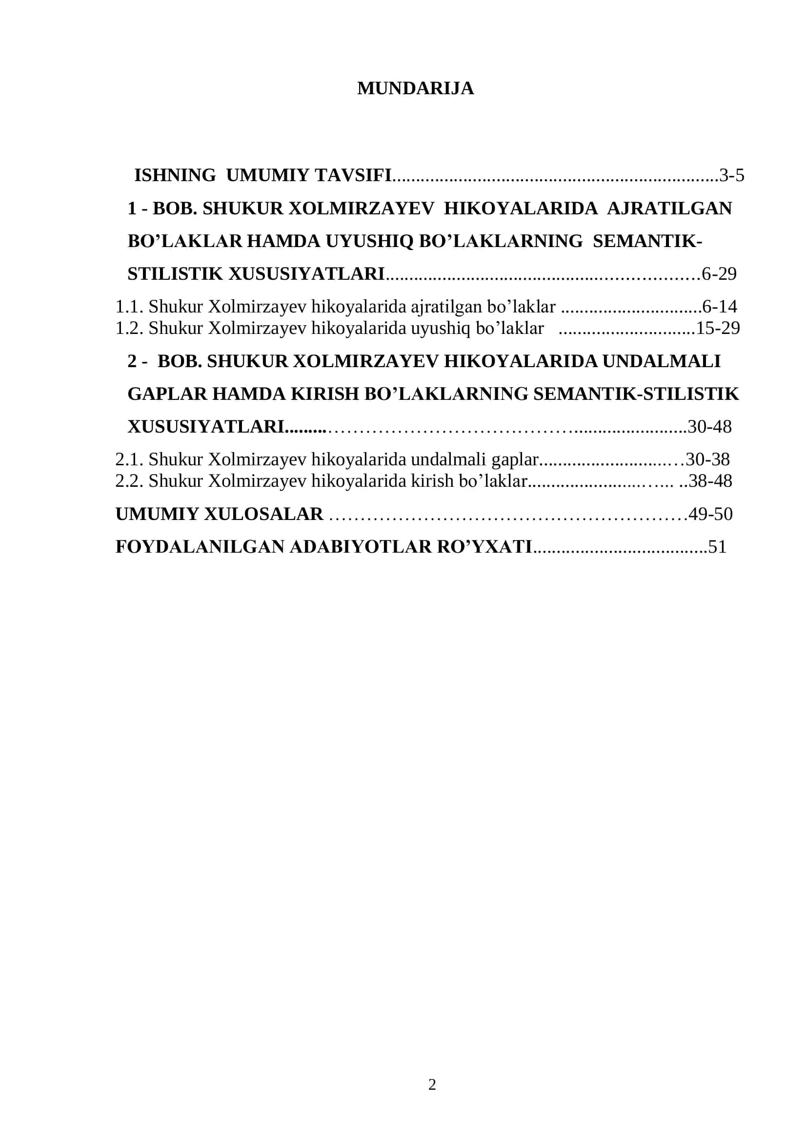 Shukur Xolmirzayev hikoyalarida murakkablashgan sodda gaplar stilistikasi 2