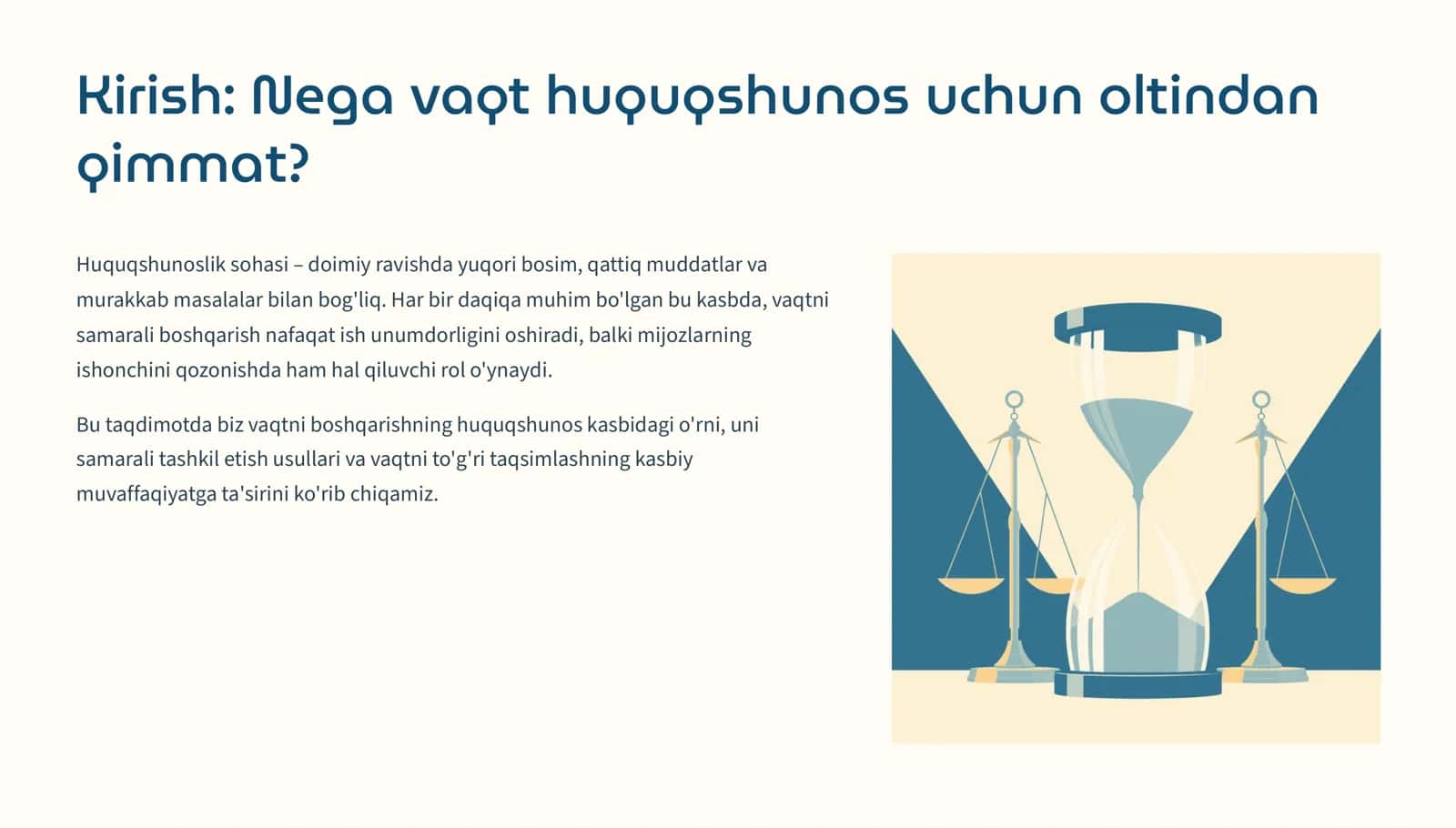 Vaqtni Boshqarish Huquqshunos Kasbidagi Ahamiayti 2