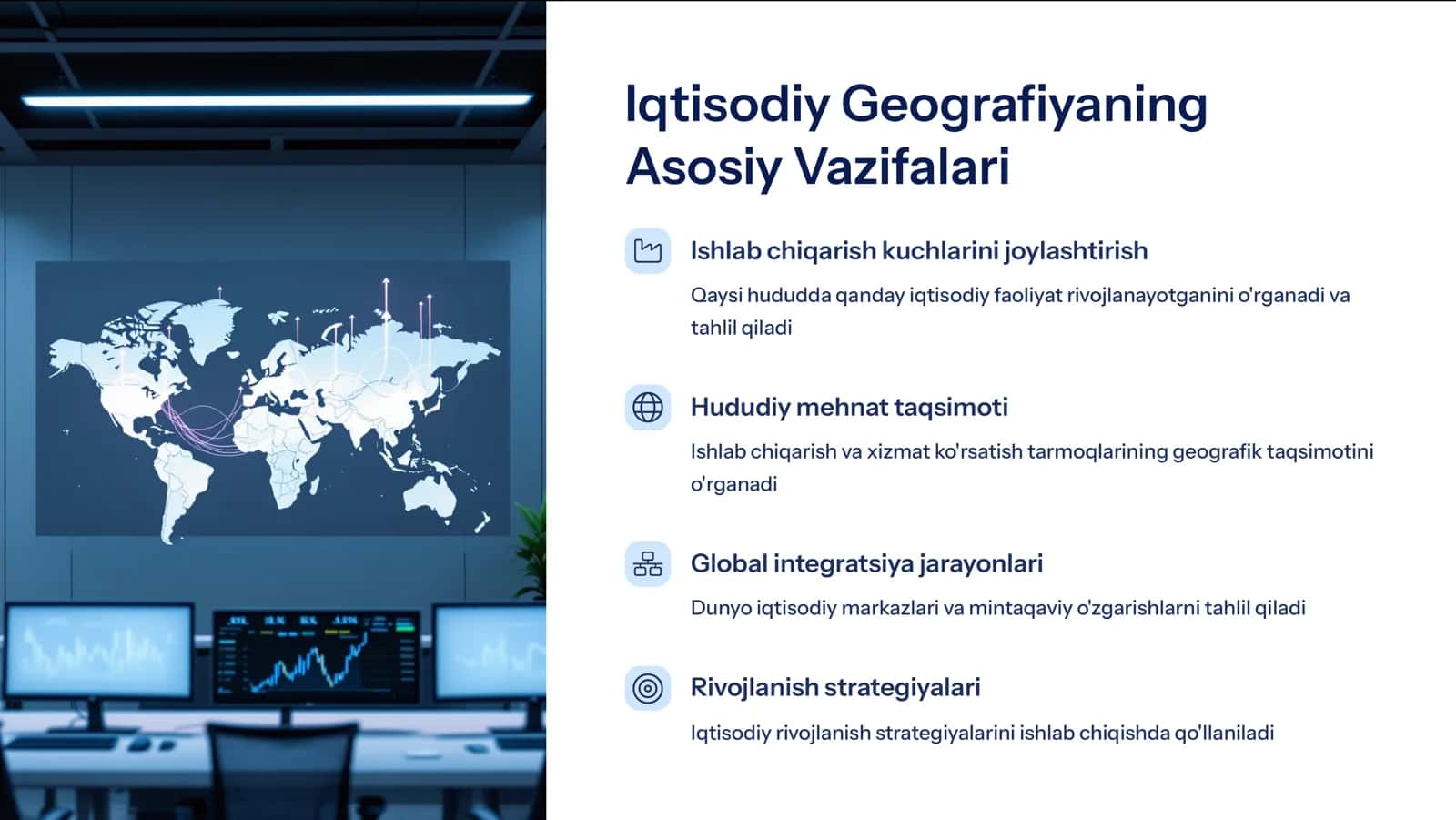 Jahon Iqtisodiy Geografiyasi: Asoslar va Zamonaviy Tendensiyalar 2