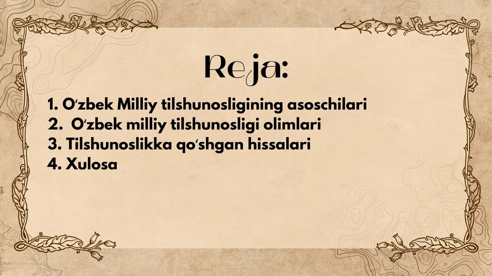 Oʻzbek tilshunosligi 2