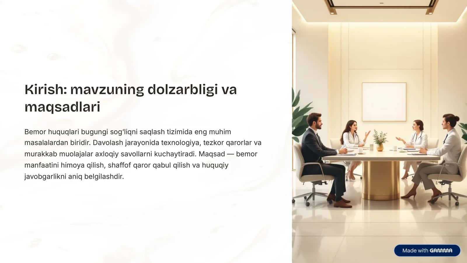 Bemor jismoniy va ruhiy yaxlitligining axloqiy-huquqiy muammolari 2