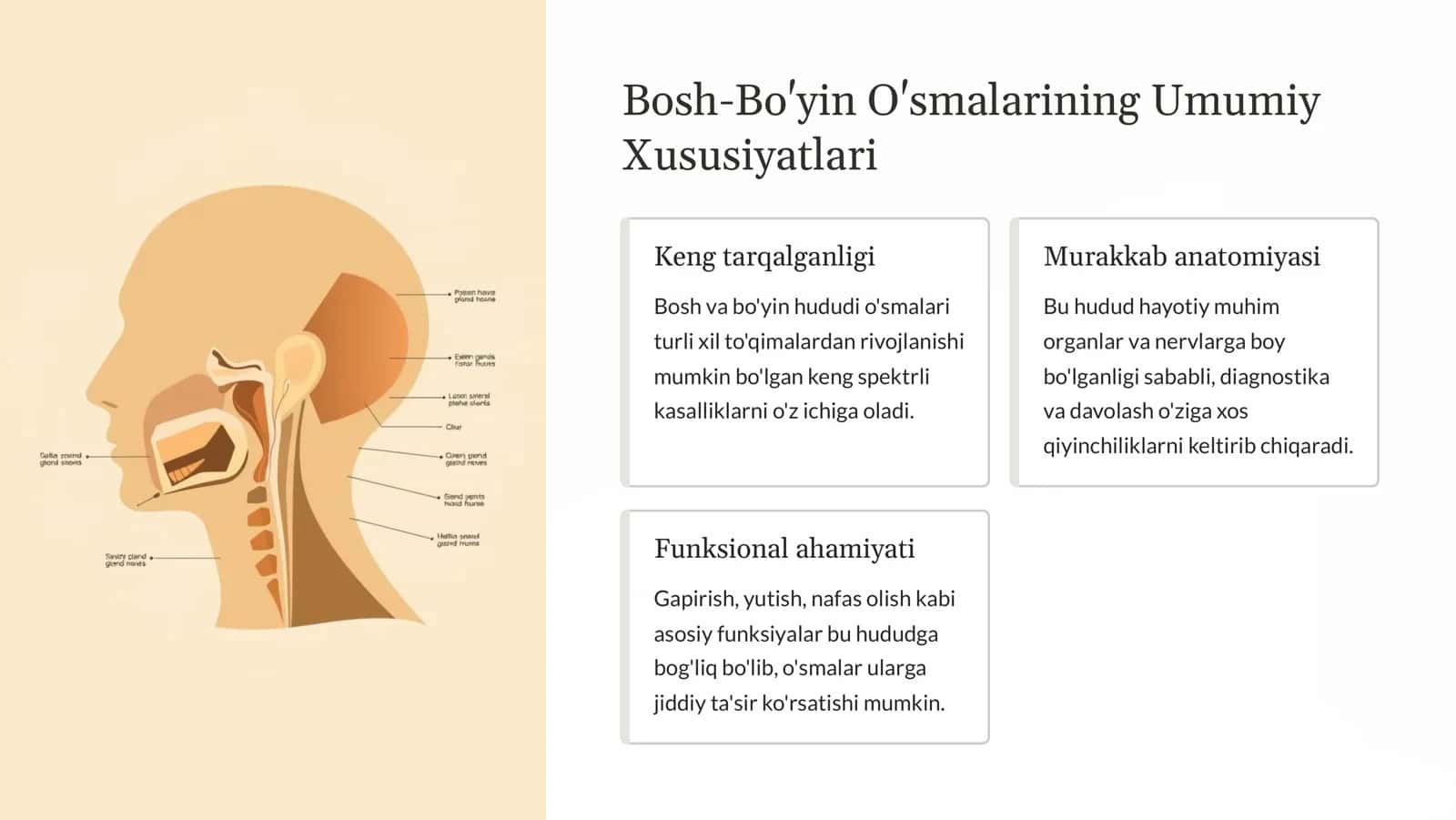 Bosh-Bo'yin Kasalliklari: So'lak 2