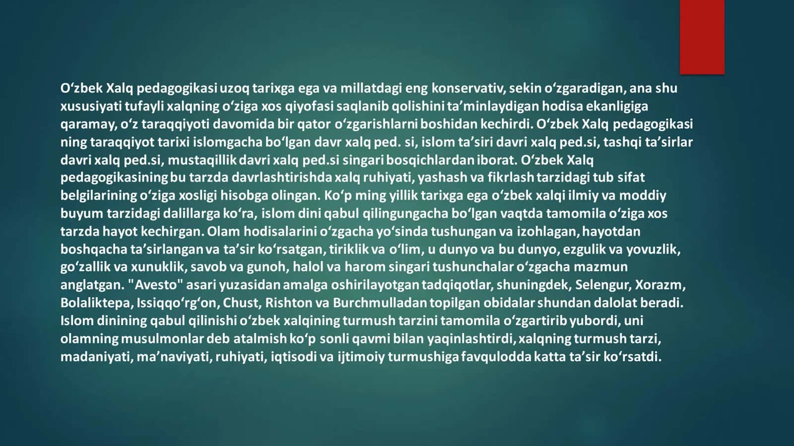 Xalq pedagogikasi - Milliy tarbiya asosida 2