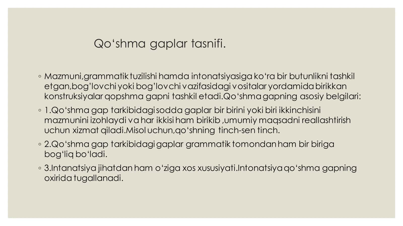 Xalq maqollarida mutanosib tarkibli qo‘shma gaplar. 2
