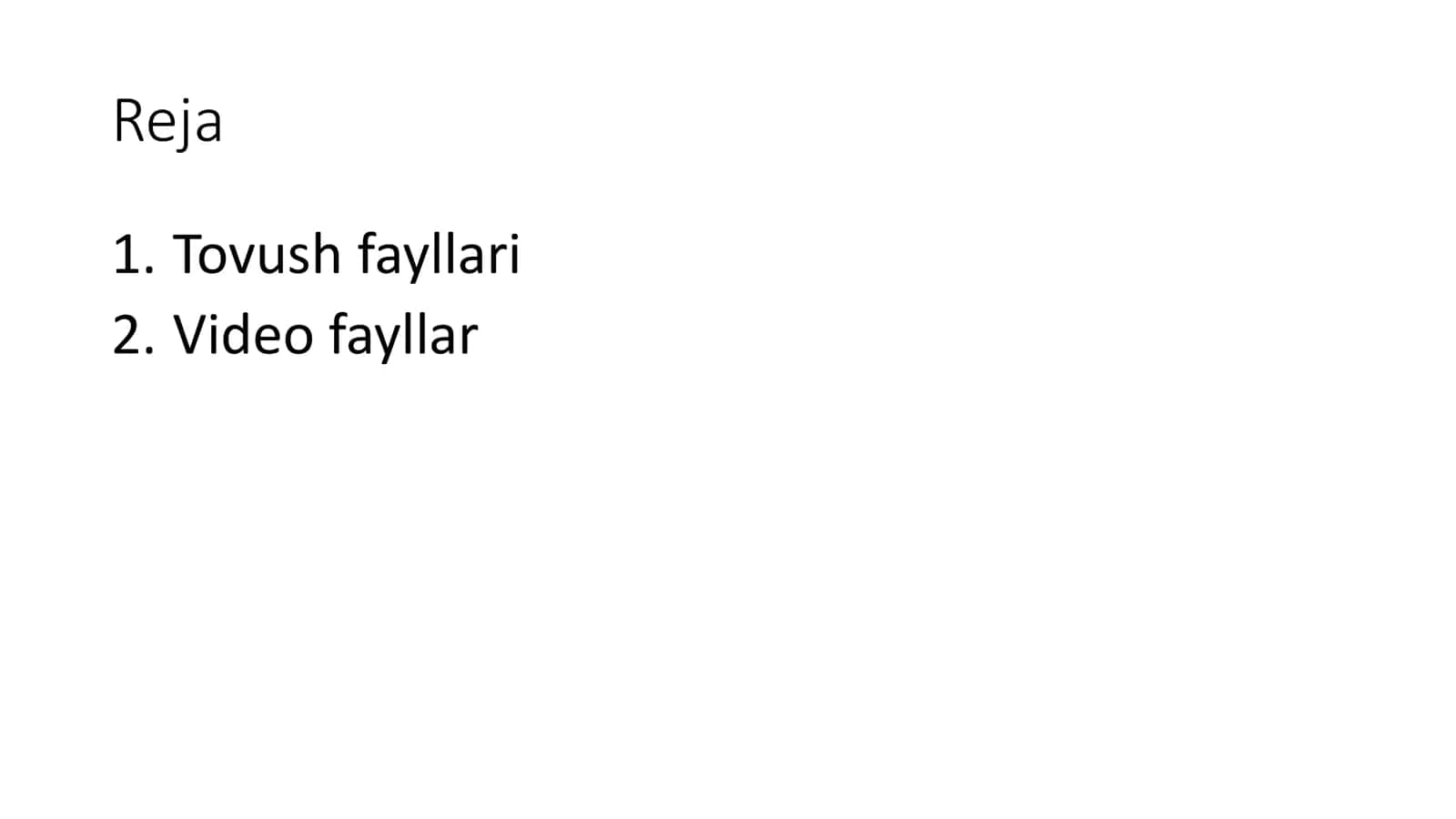 Multimedianing uch tashkil etuvchisi 2