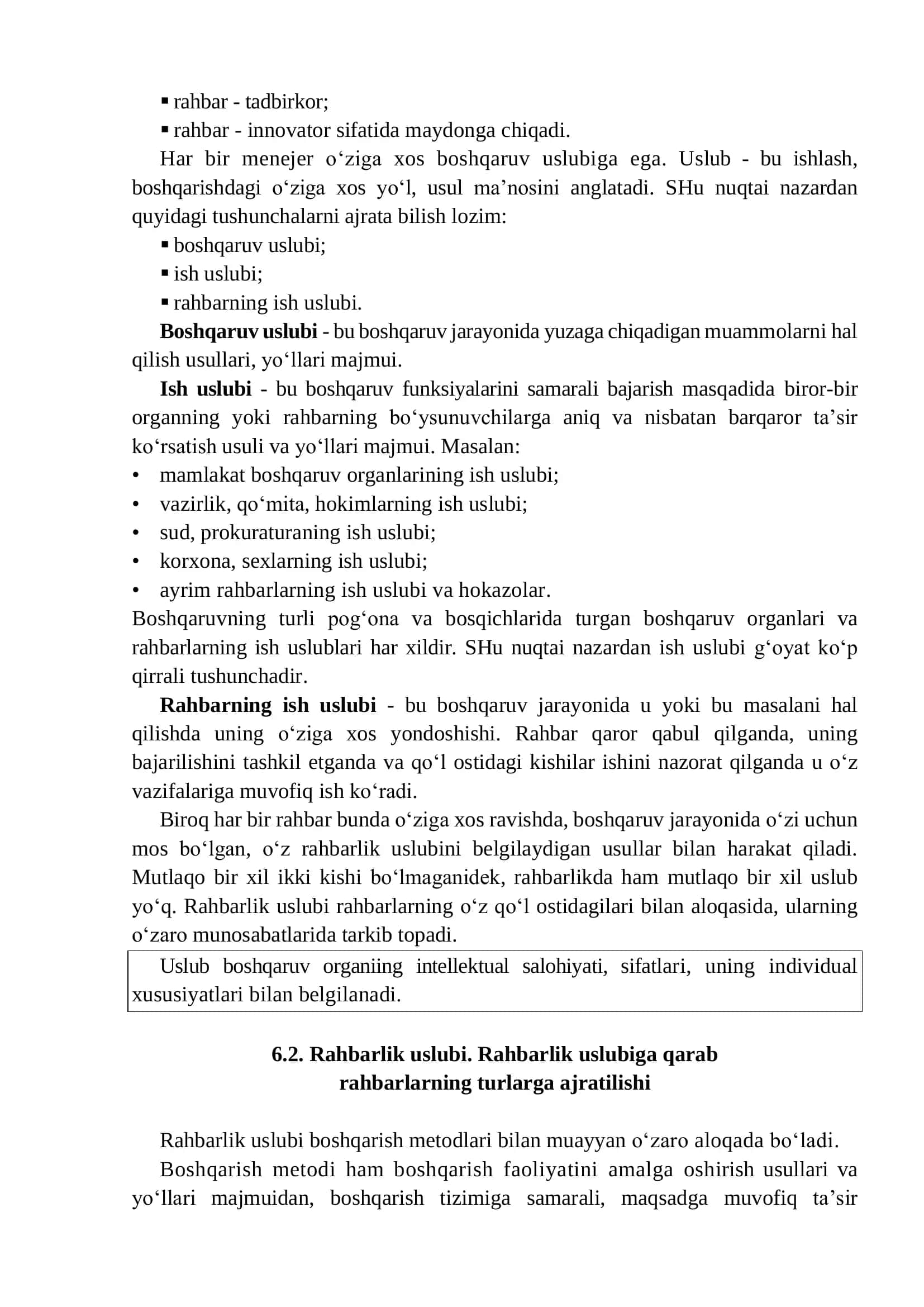 Menejer va Rahbarlik Uslubi 2