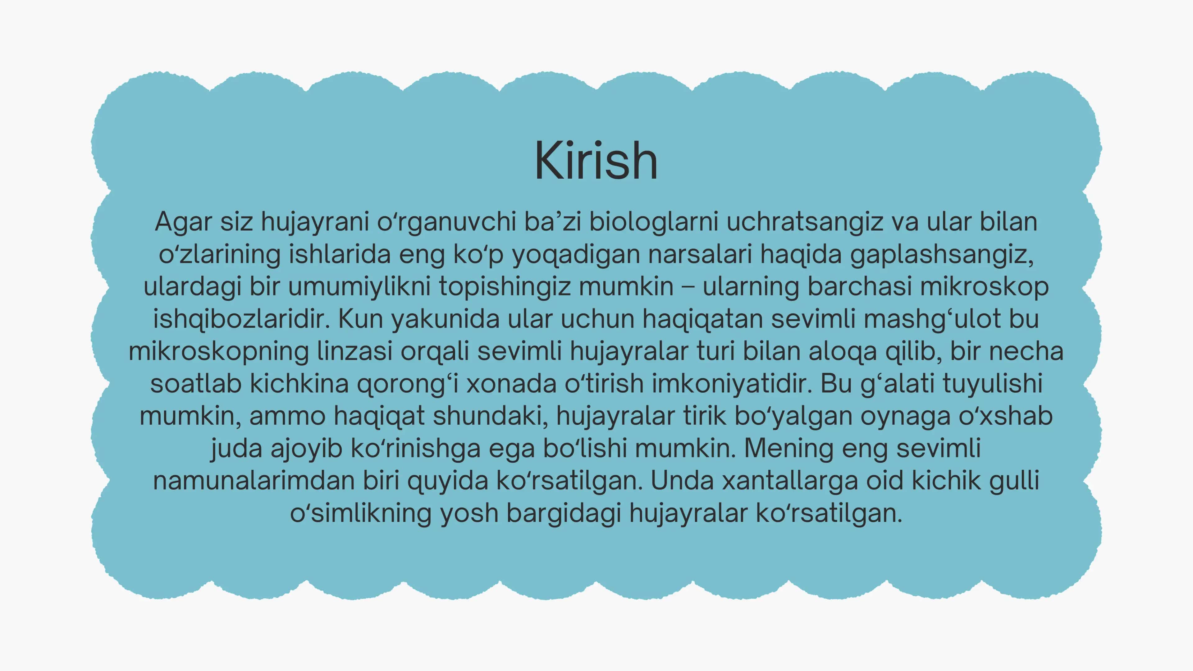 Mikroskop bilan ishlash qoidasi vaqtinchalik preparatlar 2