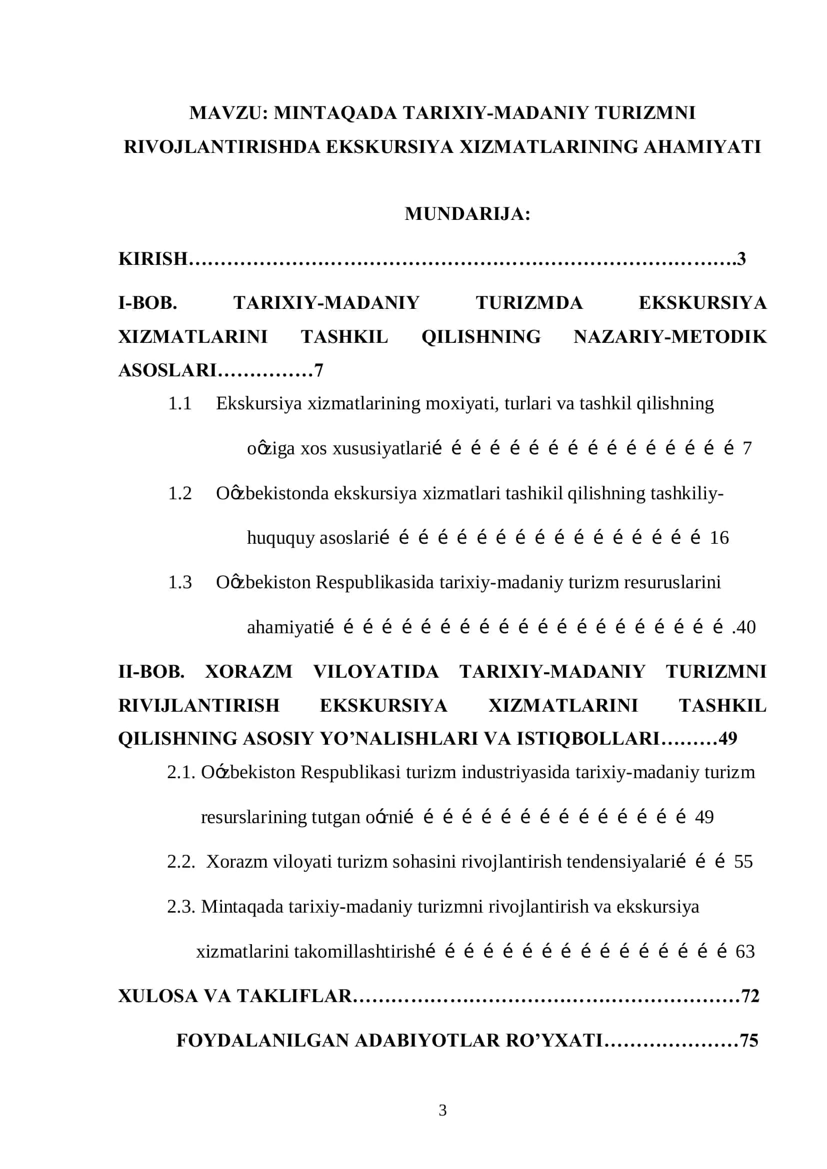 MINTAQADA TARIXIY-MADANIY TURIZMNI RIVOJLANTIRISHDA EKSKURSIYA XIZMATLARINING AHAMIYATI 2