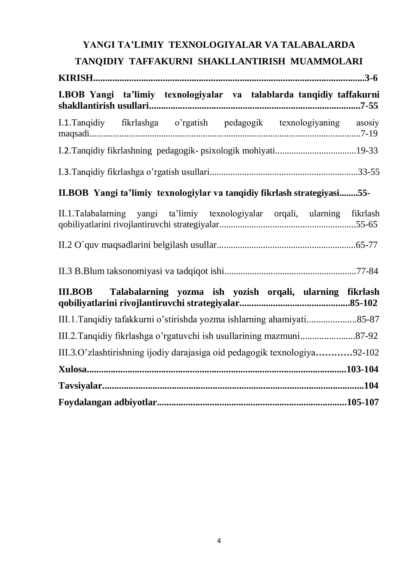 YANGI TA’LIMIY TEXNOLOGIYALAR VA TALABALARDA TANQIDIY TAFFAKURNI SHAKLLANTIRISH MUAMMOLARI 2
