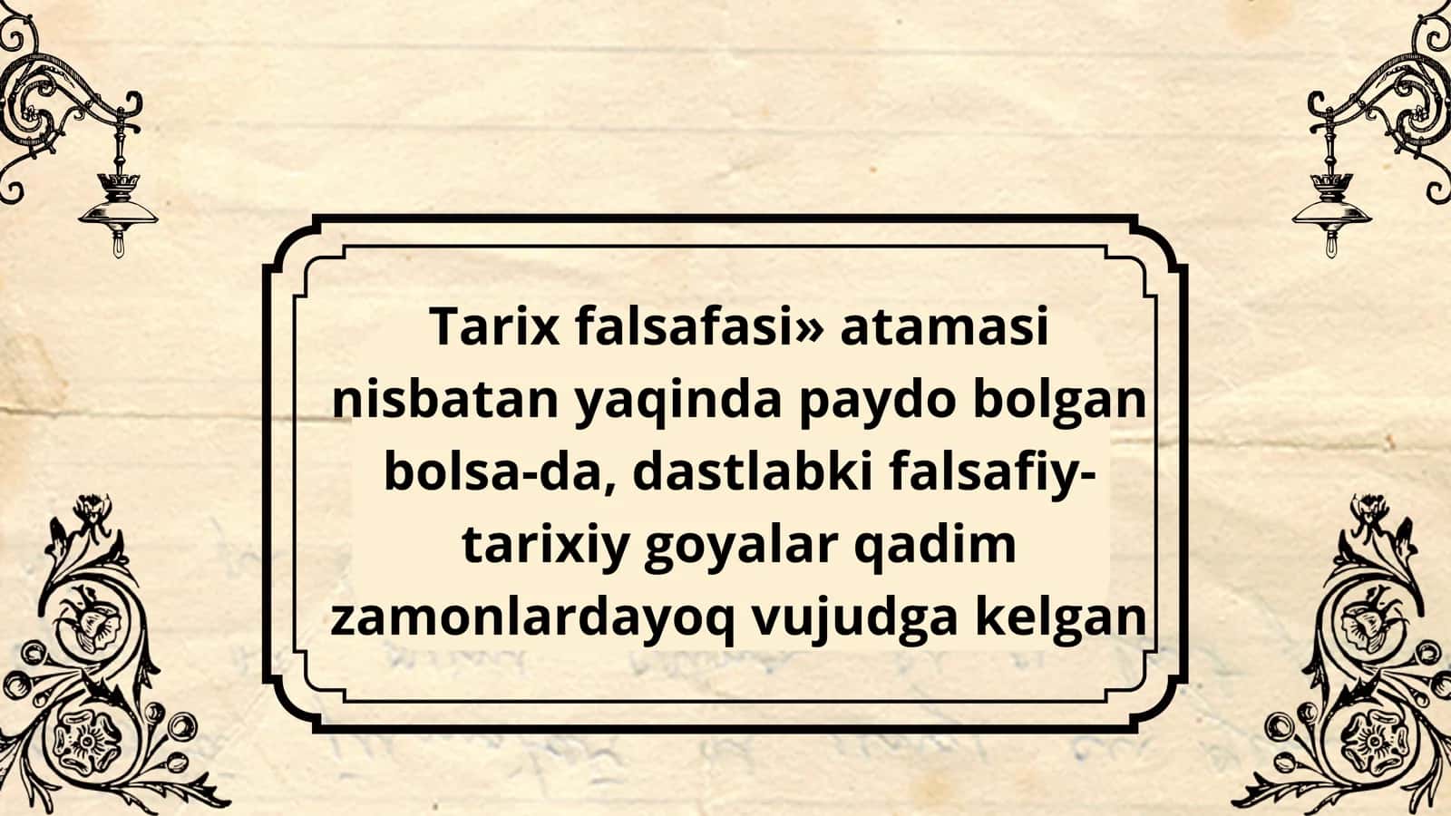 Tarix falsafasi 2