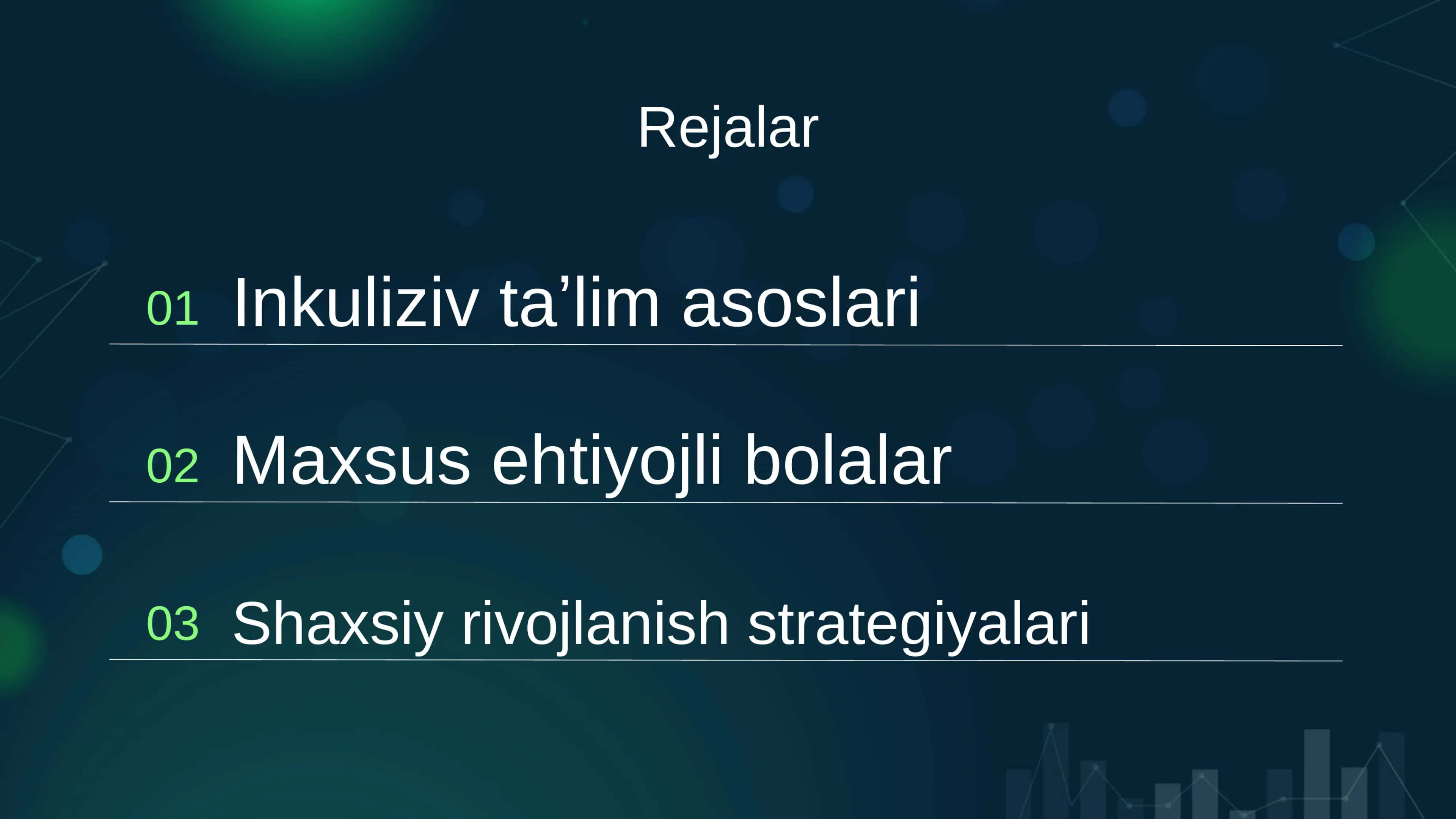 Inkuliziv taʼlimni amalga oshirish jarayoni alohida yordamga muhtoj bolaning shaxsini rivojlantirishning xususiyatlari 2
