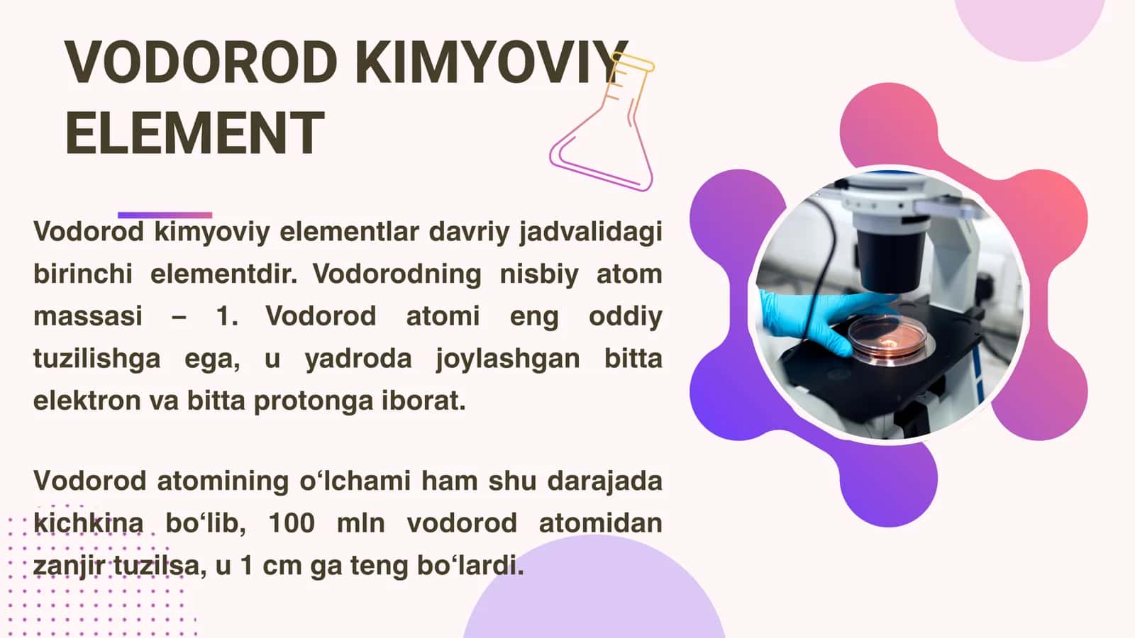 Vodorod elementi haqida taqdimot 2