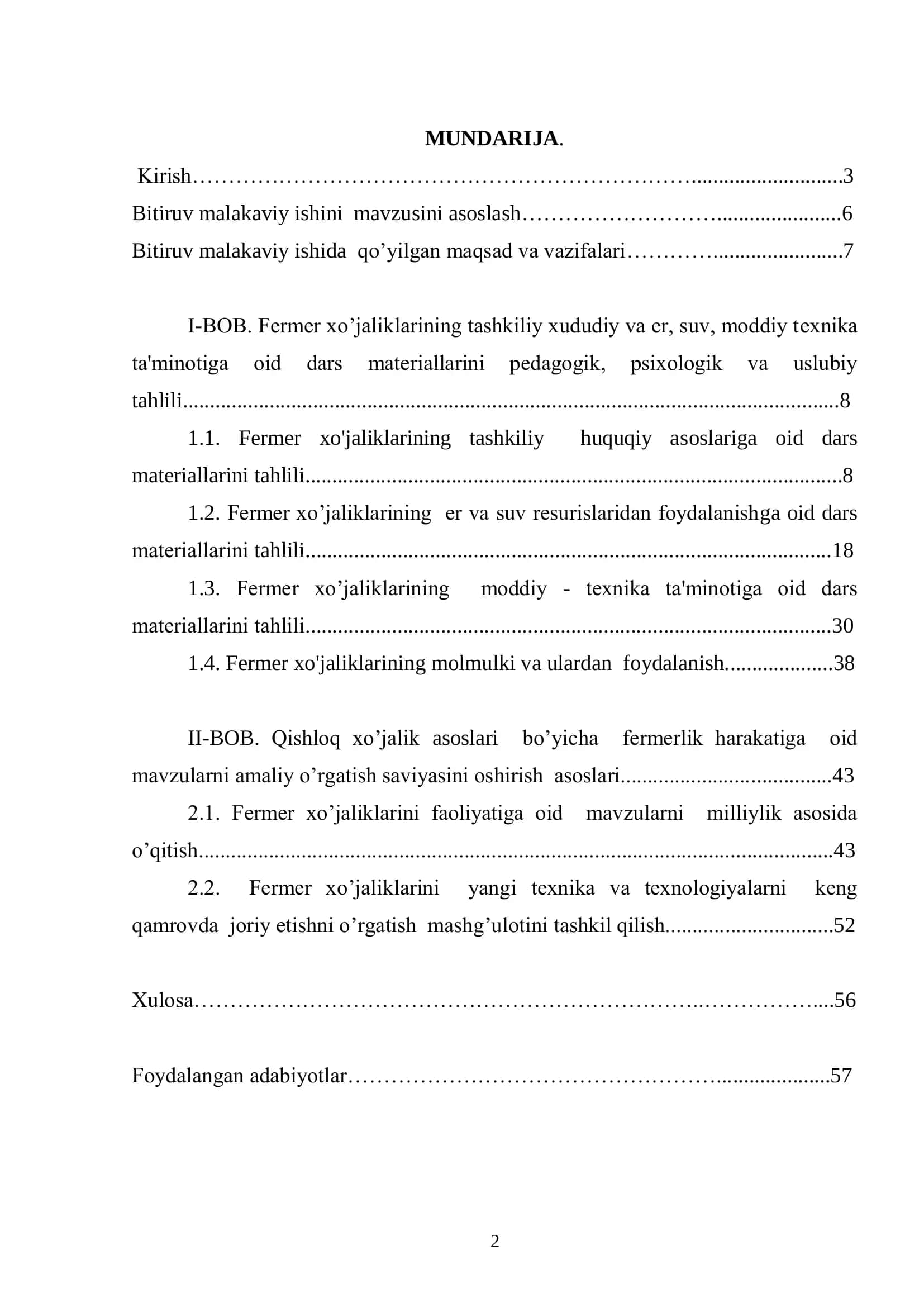 Mehnat ta’limi fanlari va umumiy texnika fanlari 2