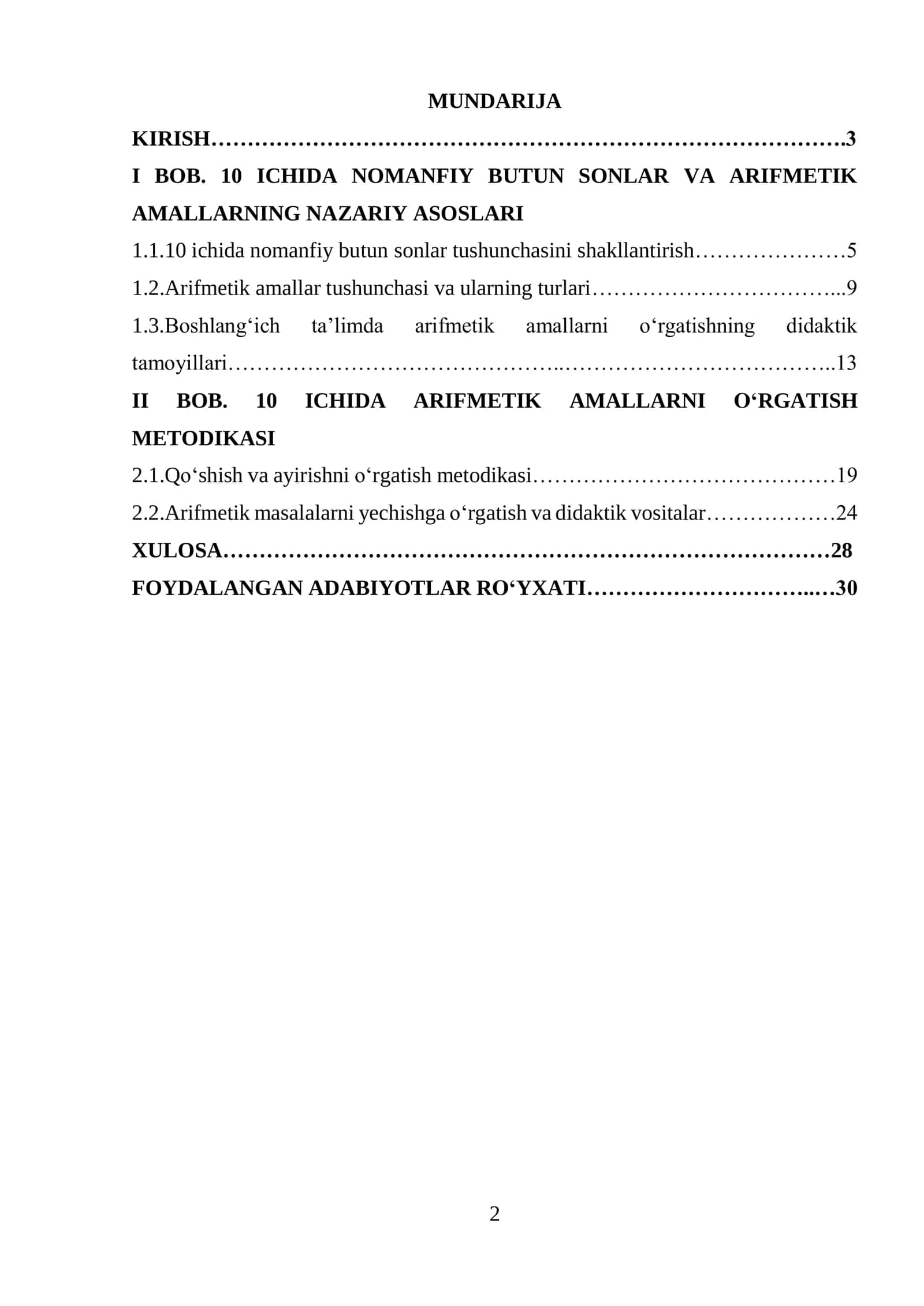 10 ichida nomanfiy butun sonlar ustida arifmetik amallarni o‘rgatish metodikasi 2