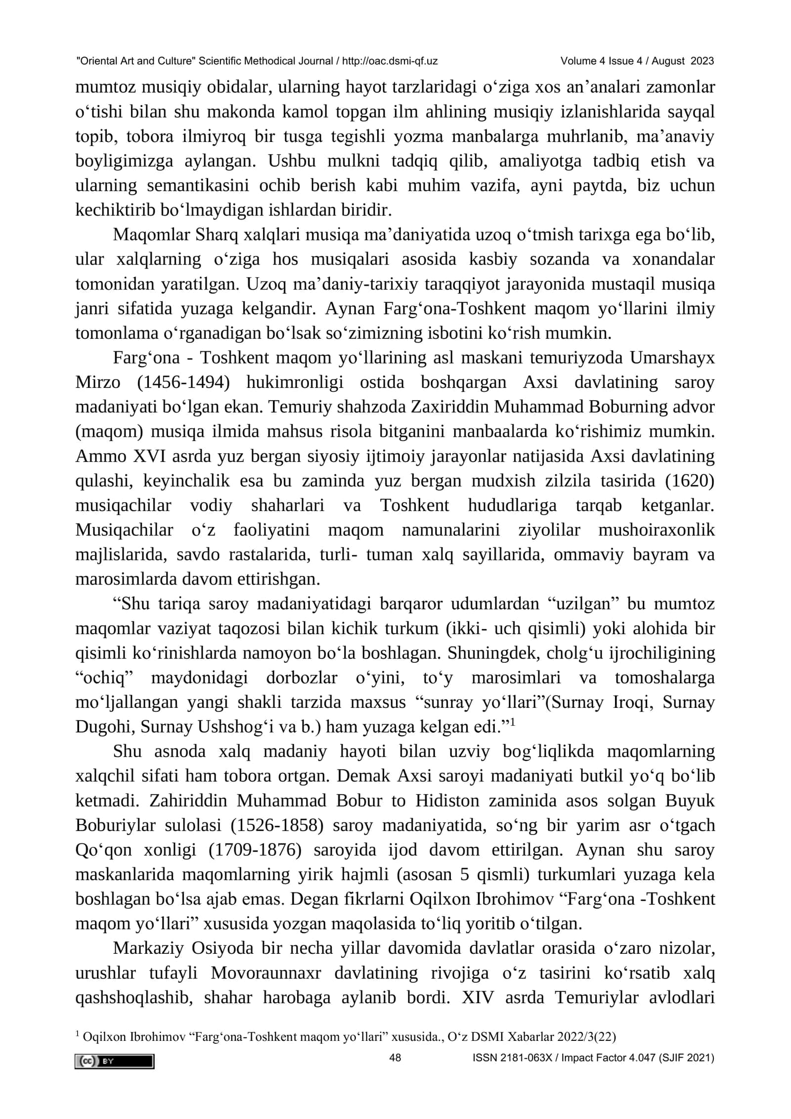 QO‘QON XONLIGIDA MUSIQA MADANIYATINING SHAKLLANISHI 2