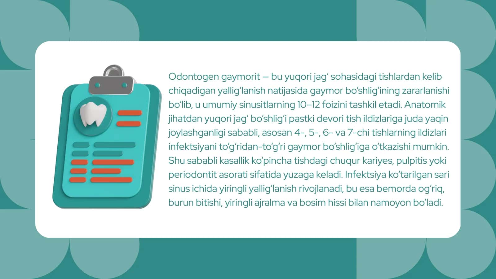 Odontogen gaymorit 2