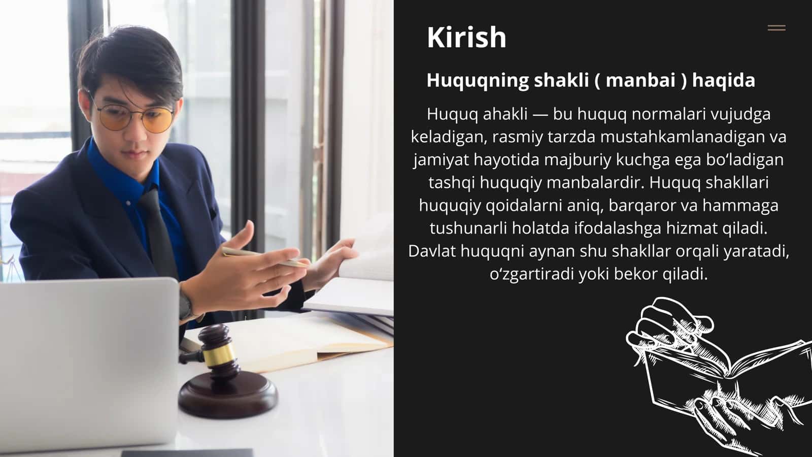 Huquqning shakllari 2