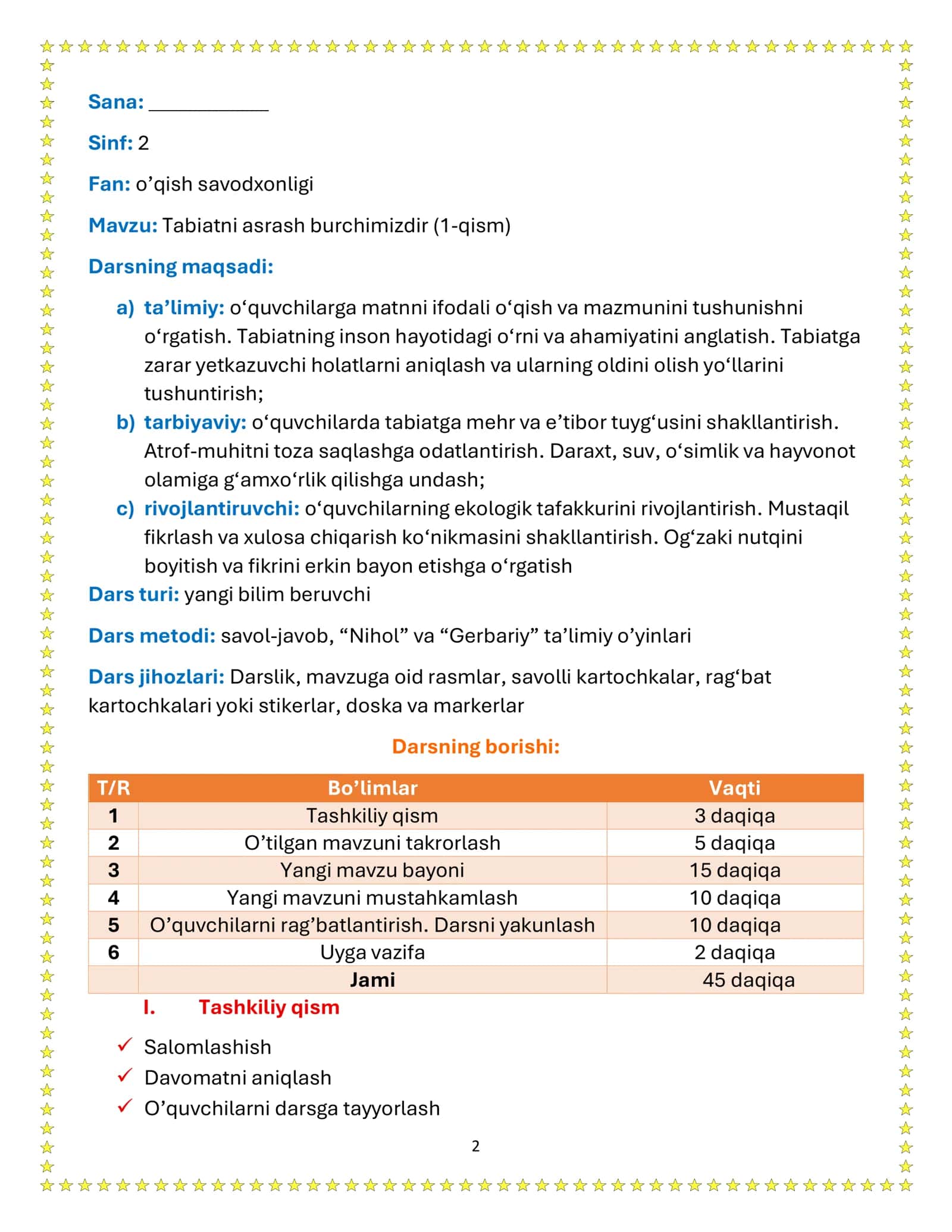 Tabiatni asrash burchimizdir (1-qism) 2
