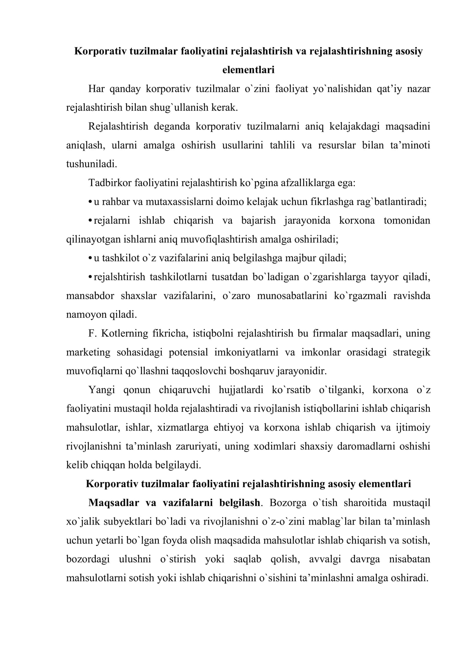 Korporativ boshqaruvning - boshqaruv qarorlarini optimallash va modellashtirish 2
