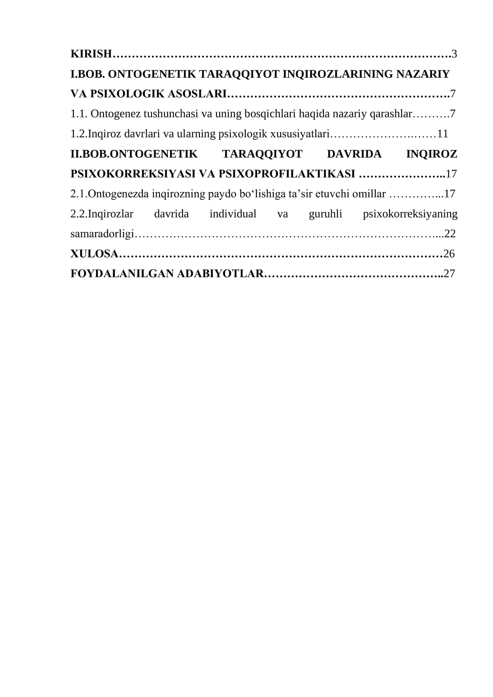 ONTOGENETIK TARAQQIYOT DAVRIDA INQIROZ PSIXOKORREKSIYASI VA PSIXOPROFILAKTIKASI 2