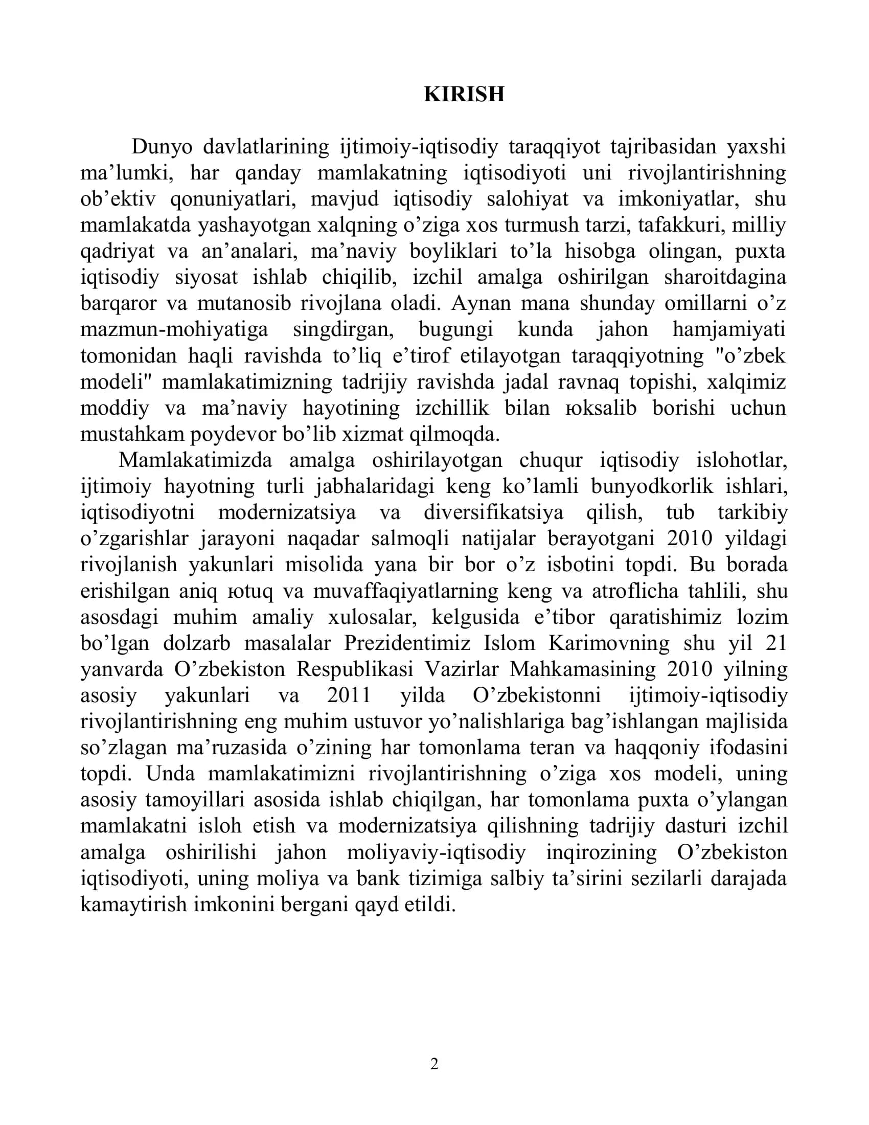 TASHQI IQTISODIY FAOLIYATDA BOJXONA HAMKORLIGI 2