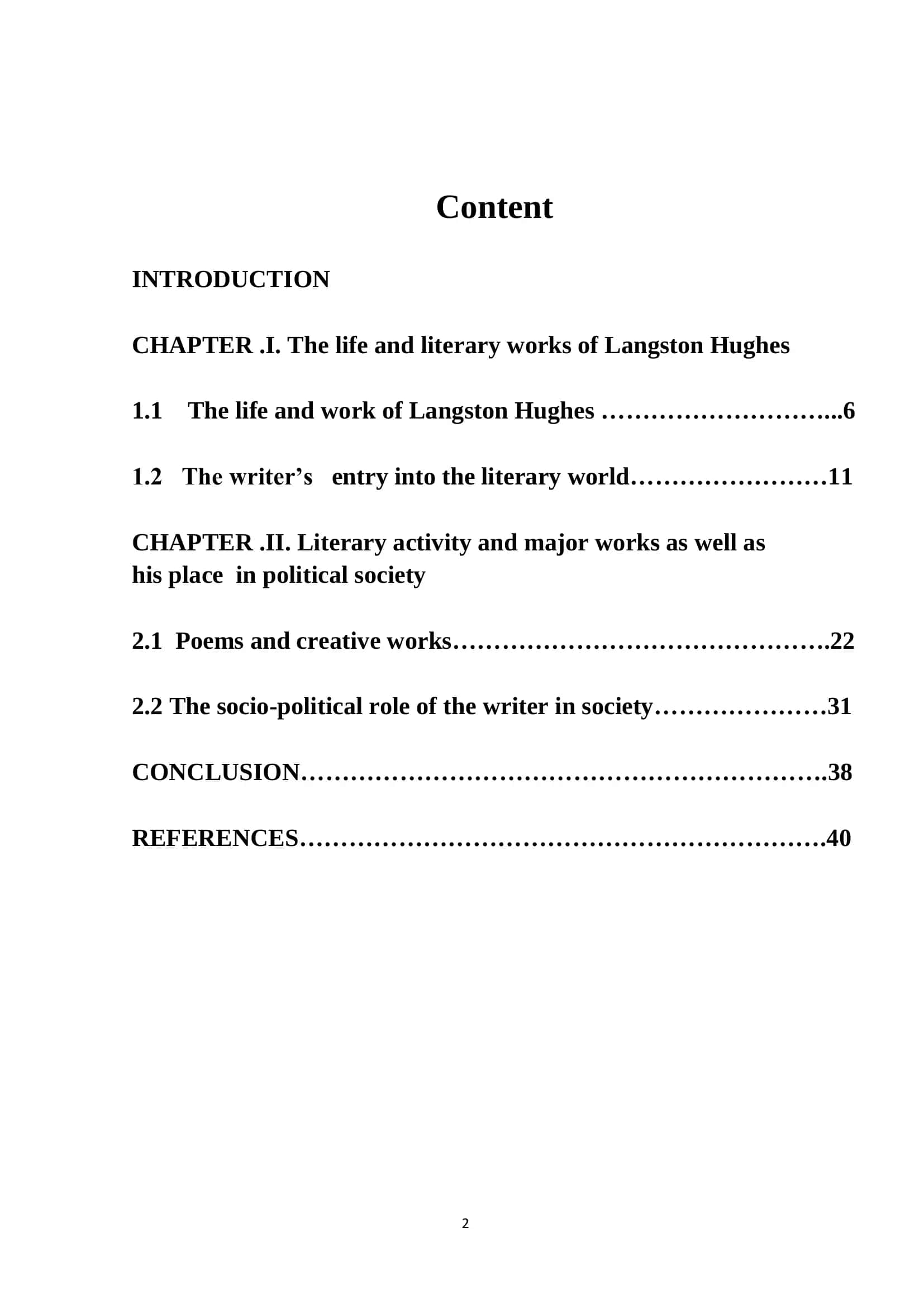 Literary Heritage of Langston Hughes 2