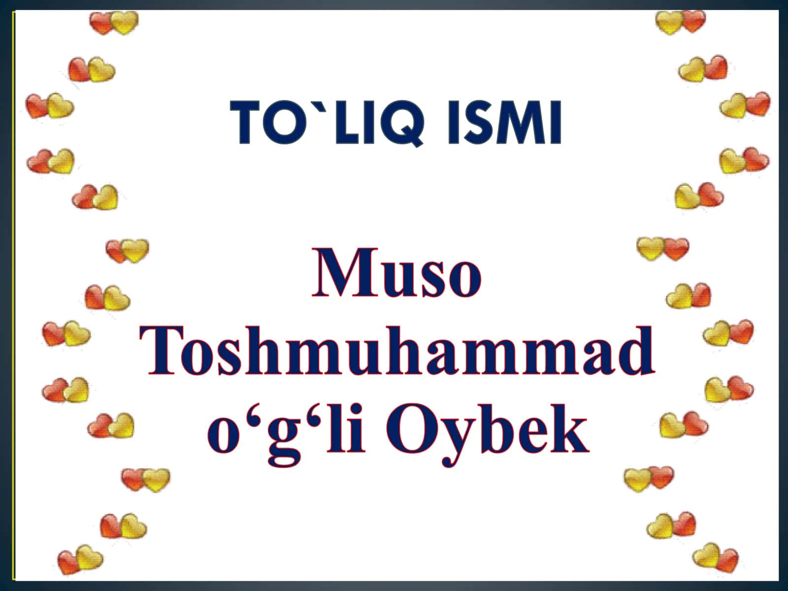Oybekning hayoti va ijodi 2