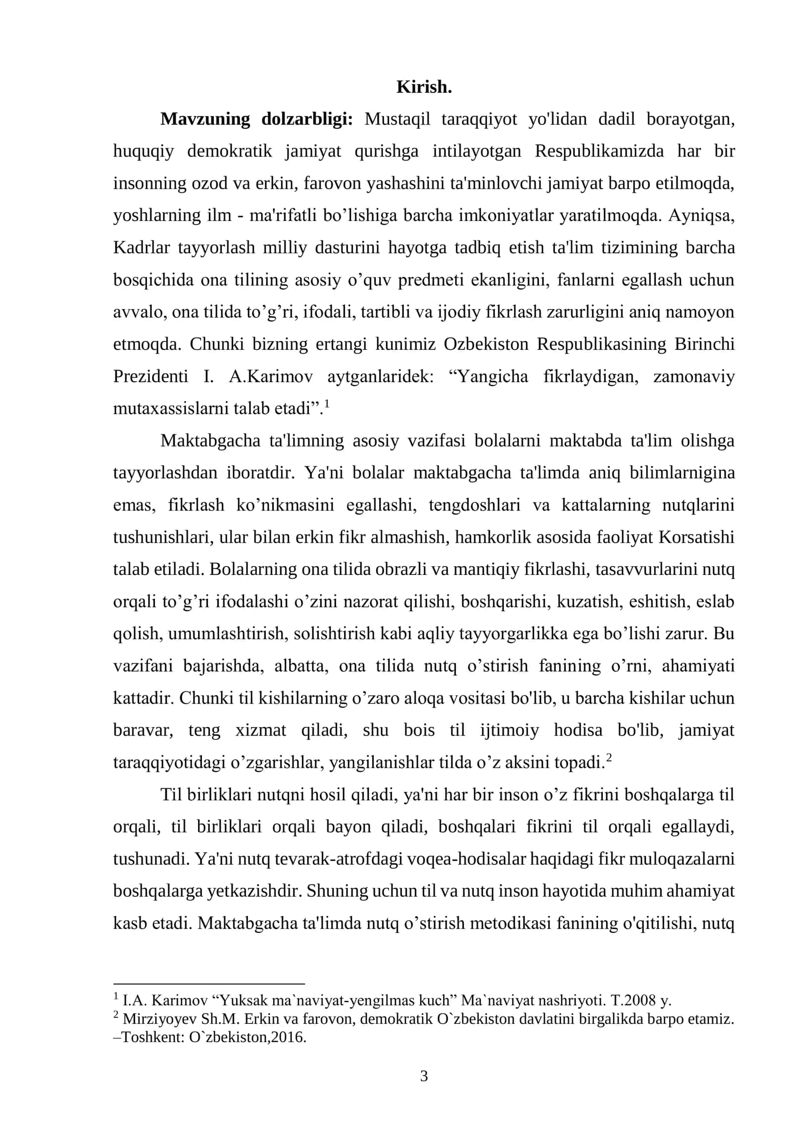 Bolalarnutqini o’stirish o`quv fani sifatida 2