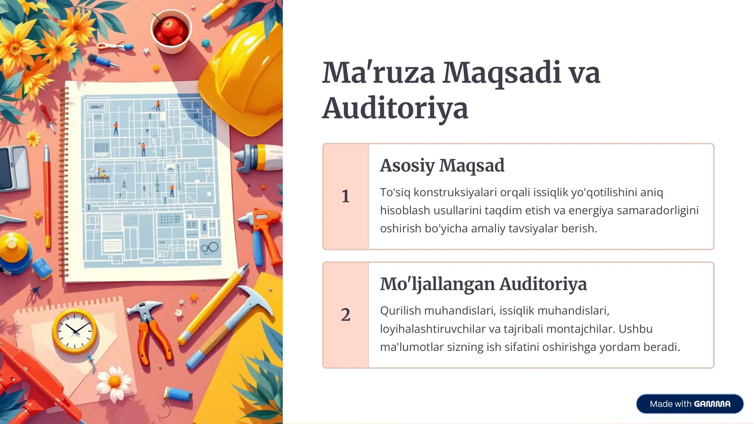 bino to'siq konstruksiyalari orqali issiqlik sarfini hisoblash 2