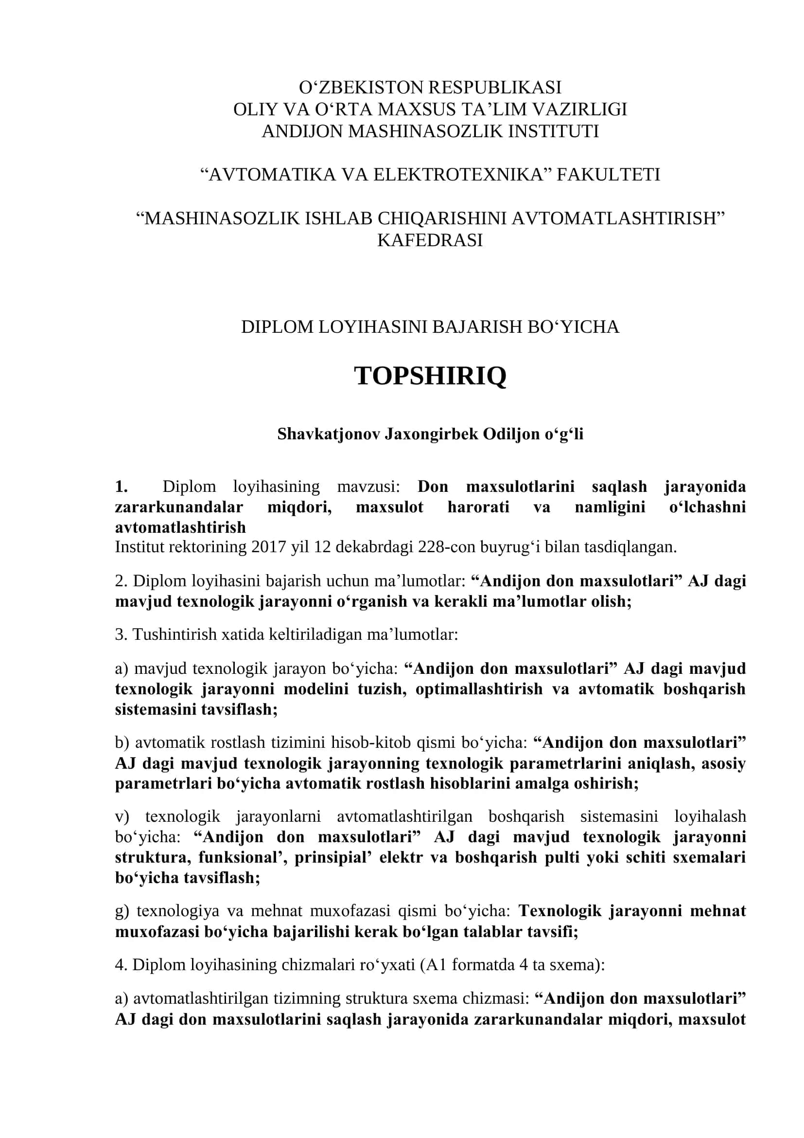 Dоn mахsulоtlаrini sаqlаsh jаrаyonidа zаrаrkunаndаlаr 2